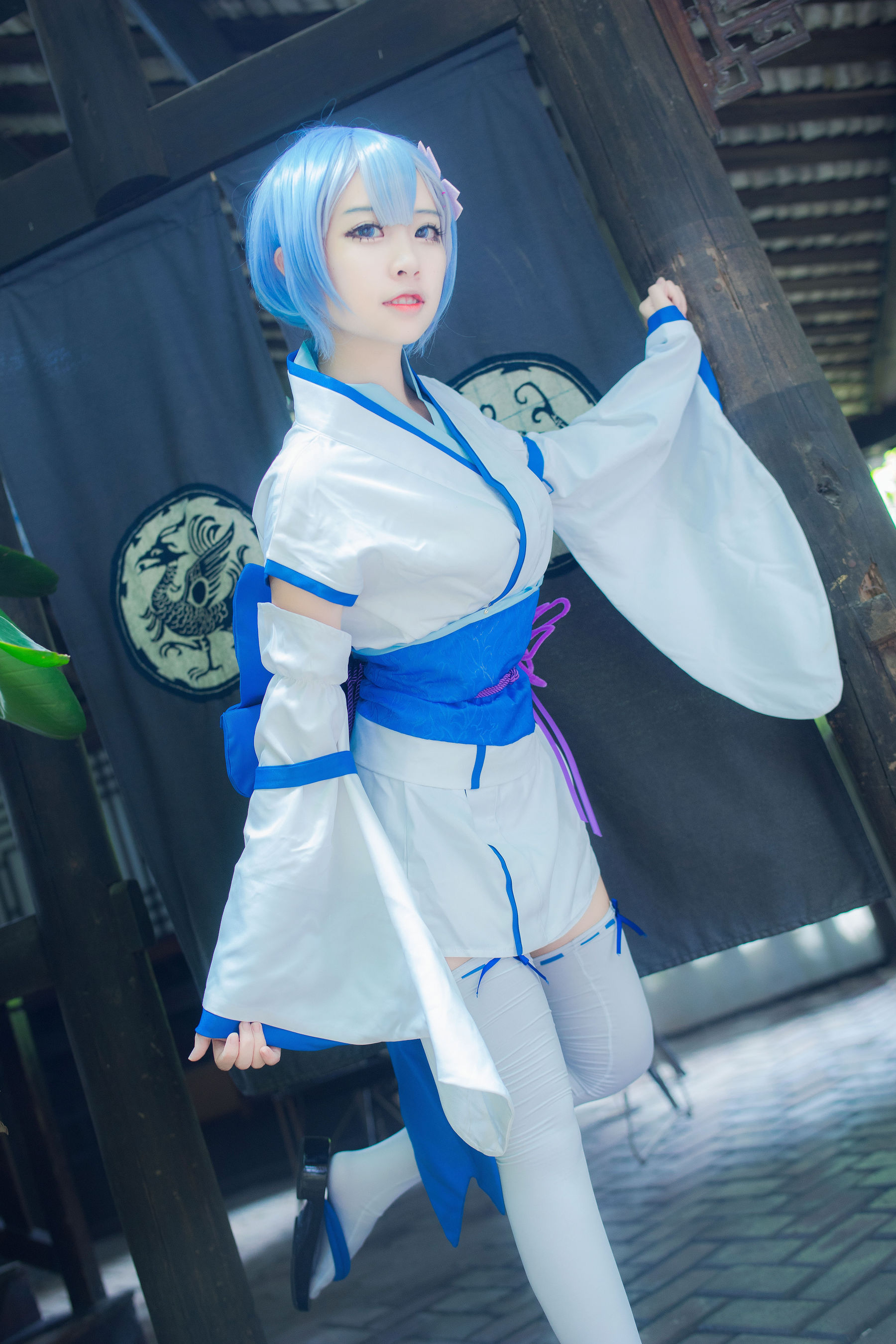 [Cosplay写真] 人气Coser二佐Nisa - 蕾姆幼年