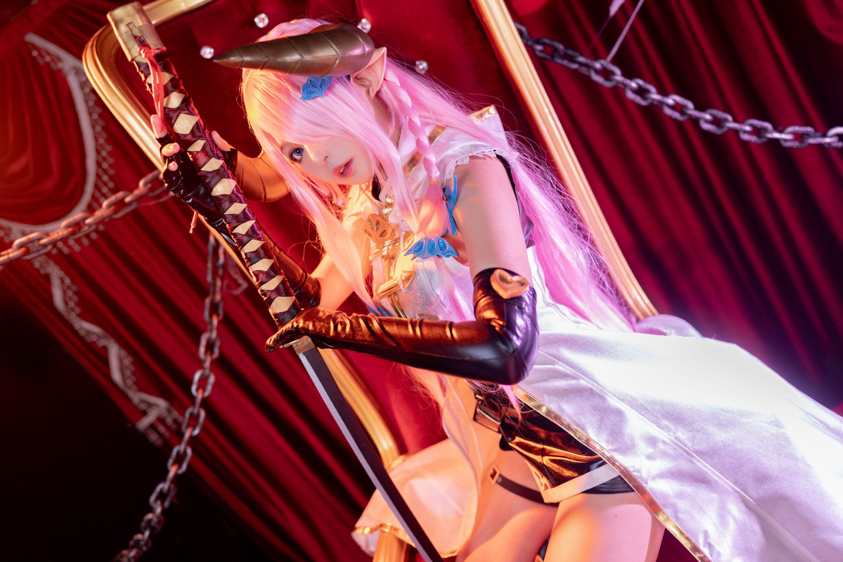 [Cosplay写真] 大眼萌妹黑猫猫OvO - 娜露梅亚