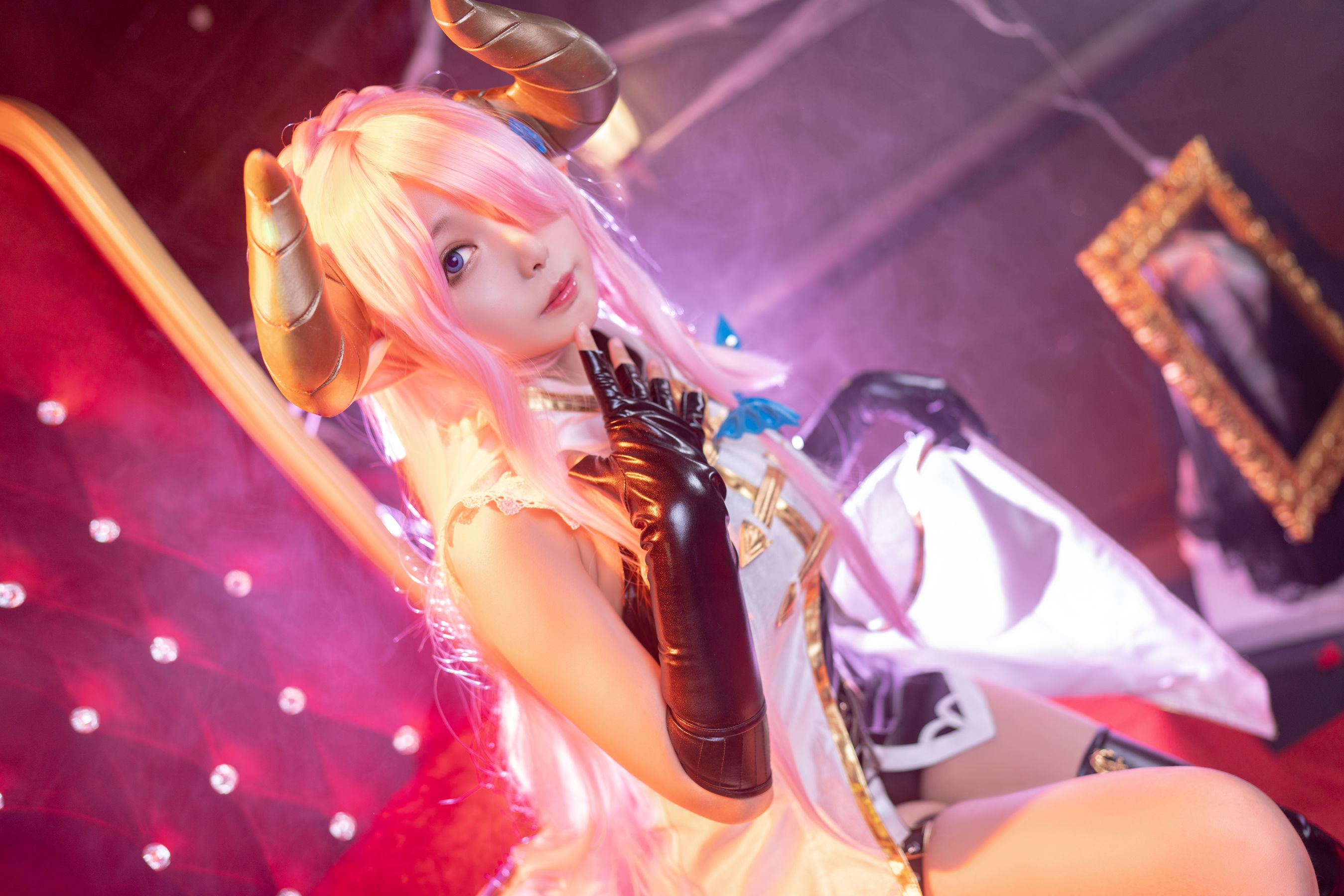 [Cosplay写真] 大眼萌妹黑猫猫OvO - 娜露梅亚