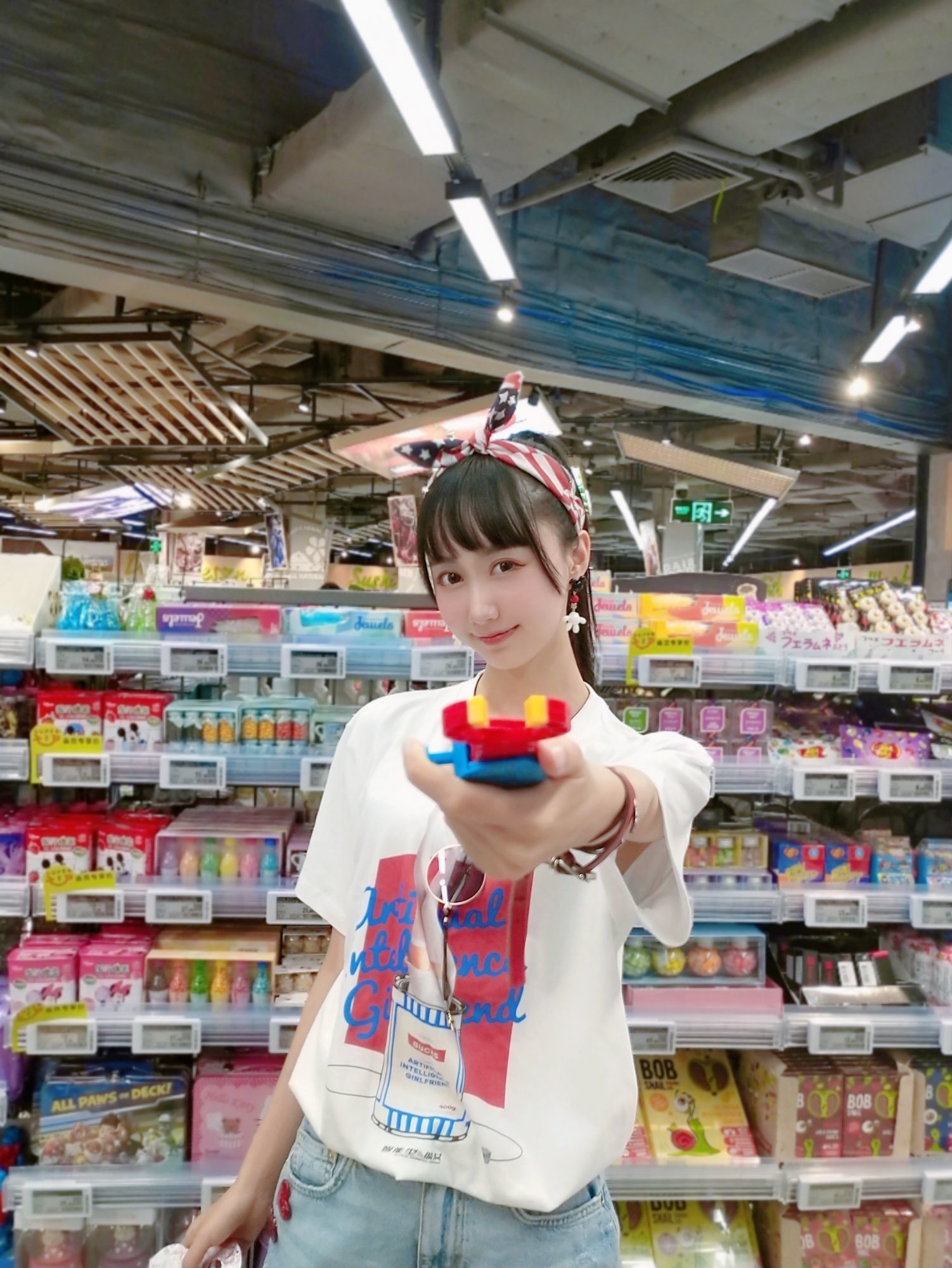 [Cosplay写真] 萌系小姐姐木绵绵OwO - 智能型彼女 T恤