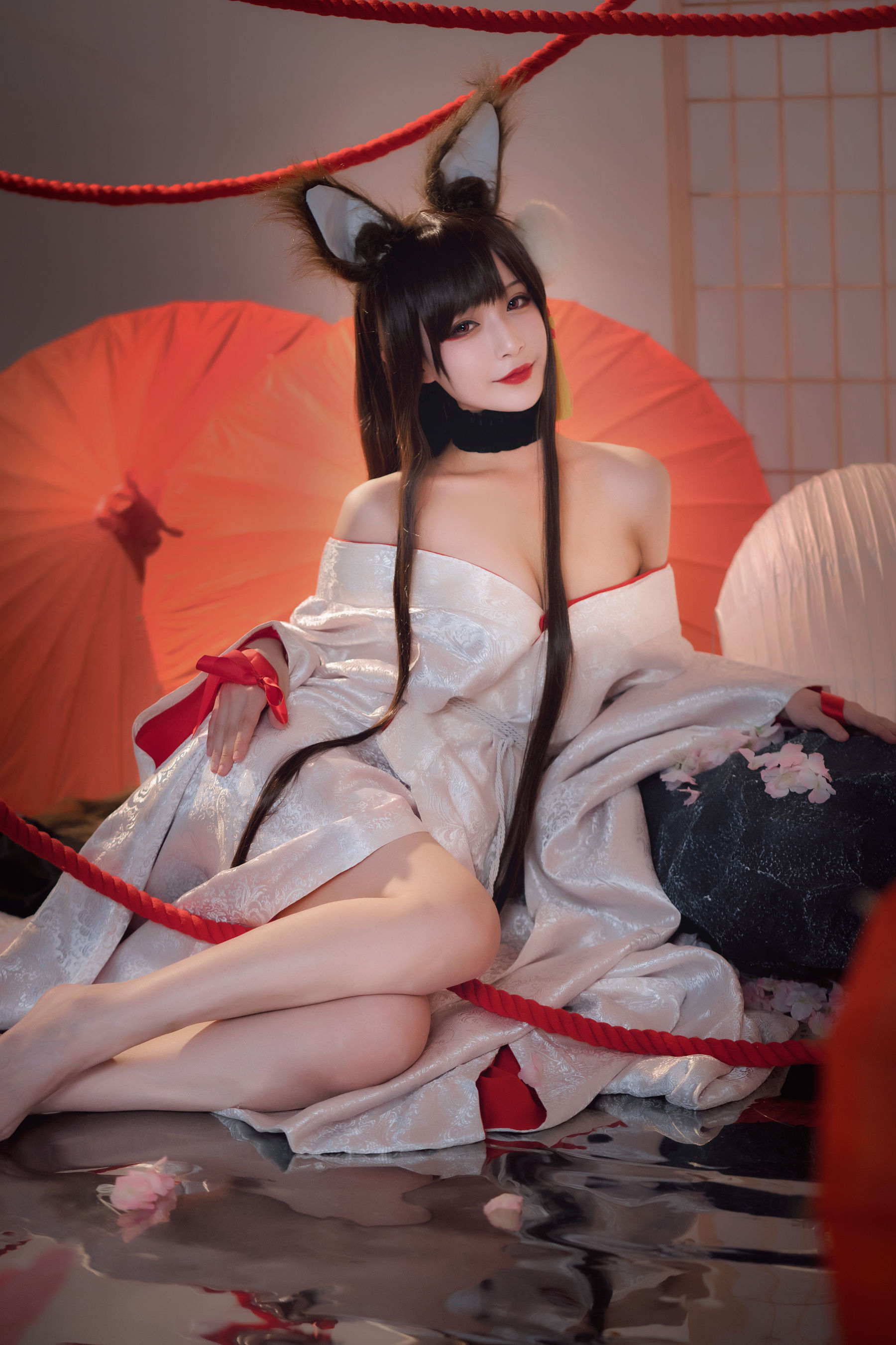 [Cosplay写真] 动漫博主铁板烧鬼舞w - 赤城