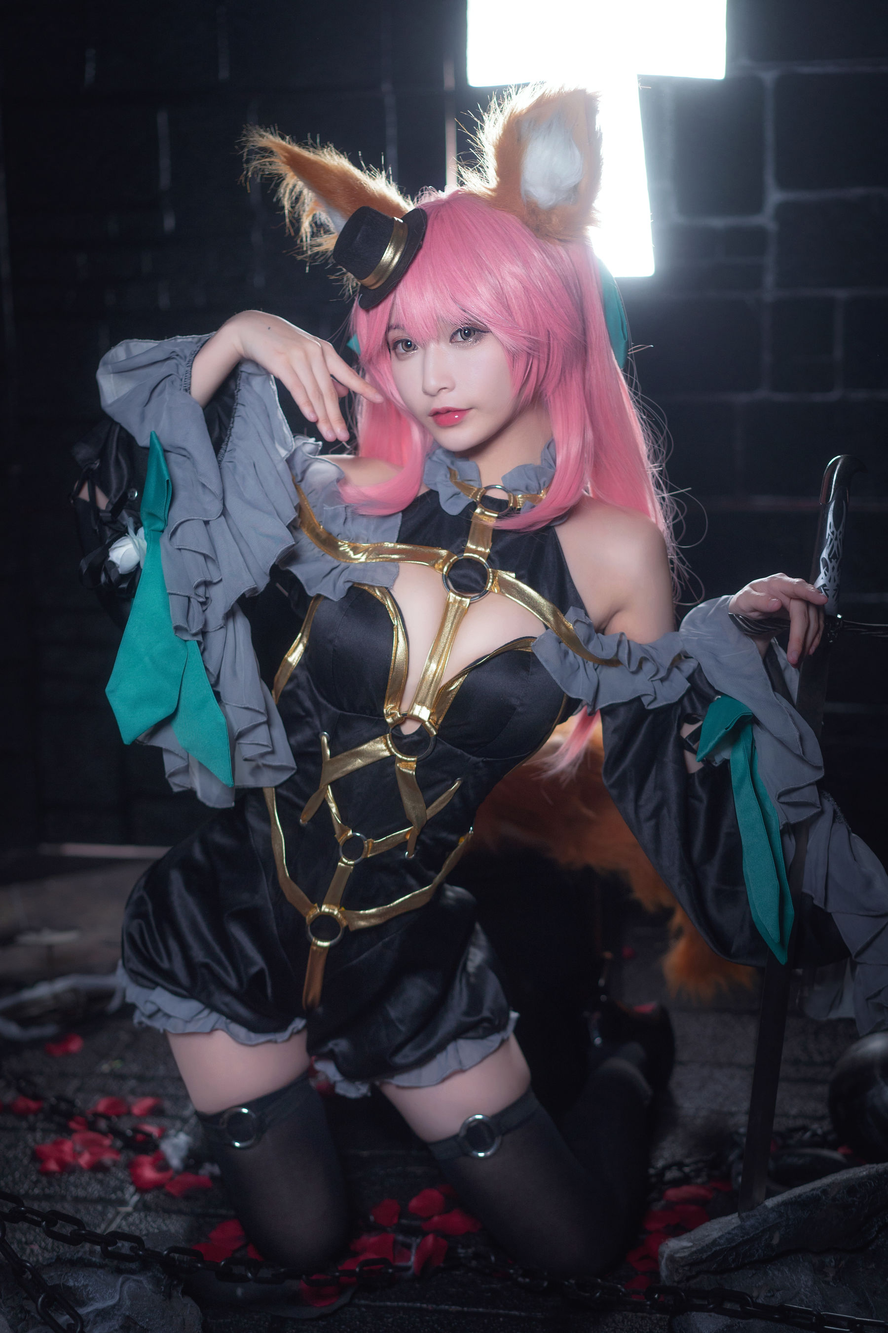 [Cosplay写真] 动漫博主铁板烧鬼舞w - 玉藻前 魔术