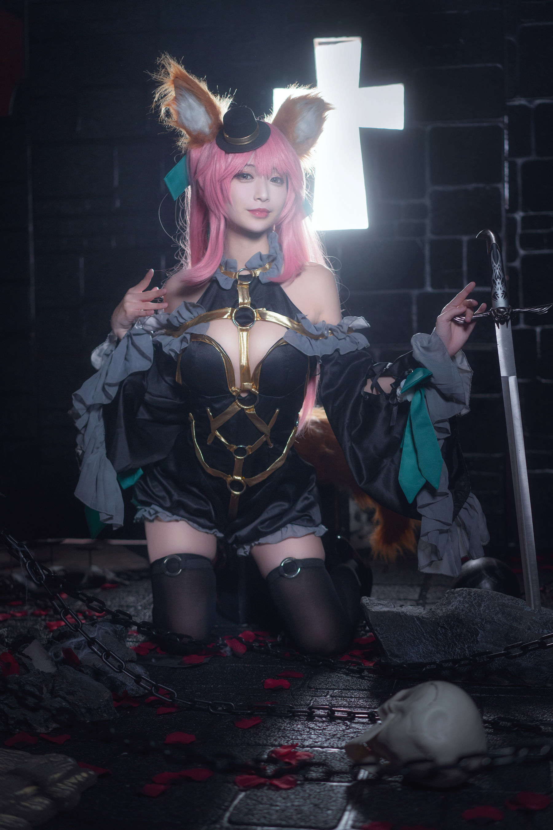 [Cosplay写真] 动漫博主铁板烧鬼舞w - 玉藻前 魔术