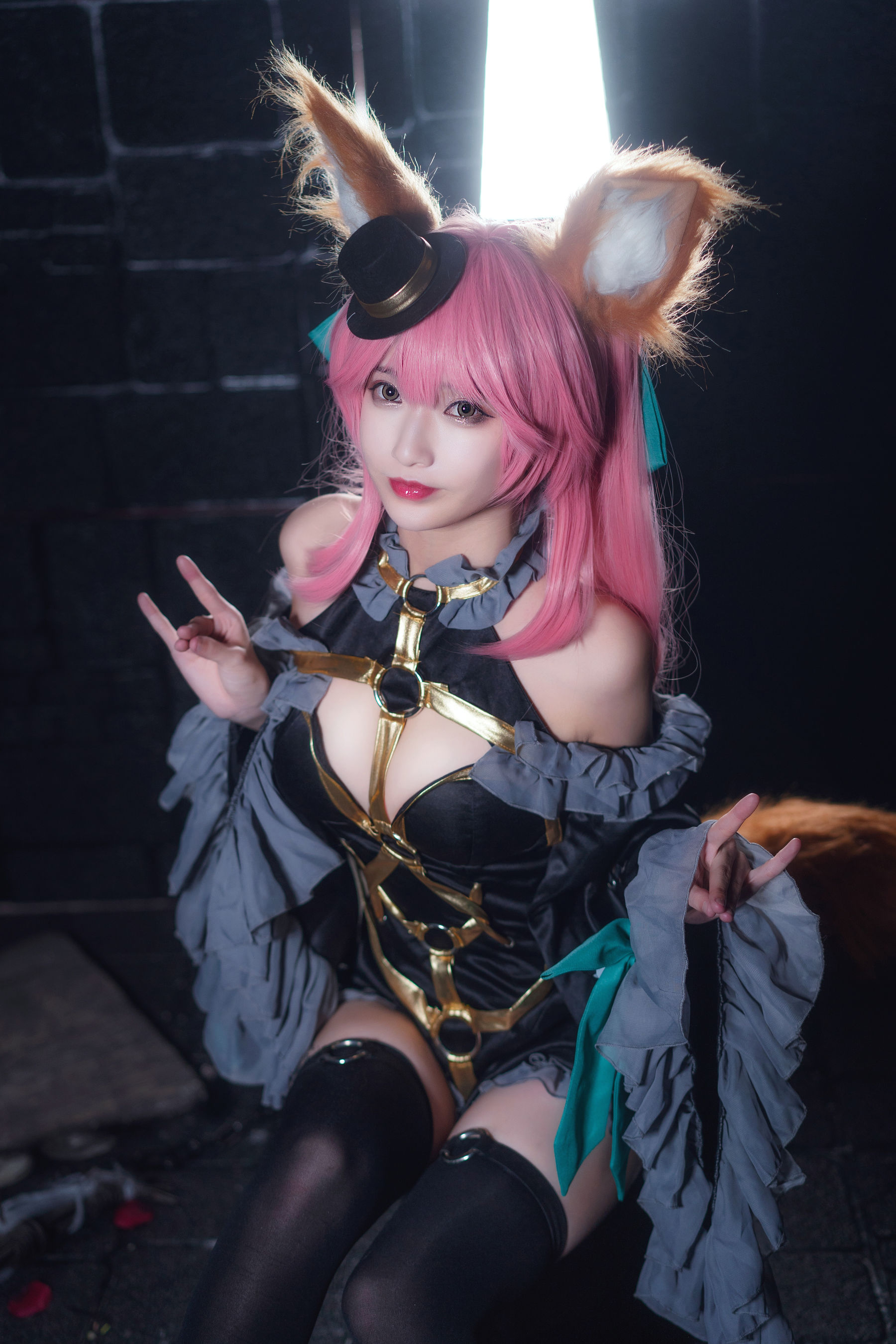 [Cosplay写真] 动漫博主铁板烧鬼舞w - 玉藻前 魔术