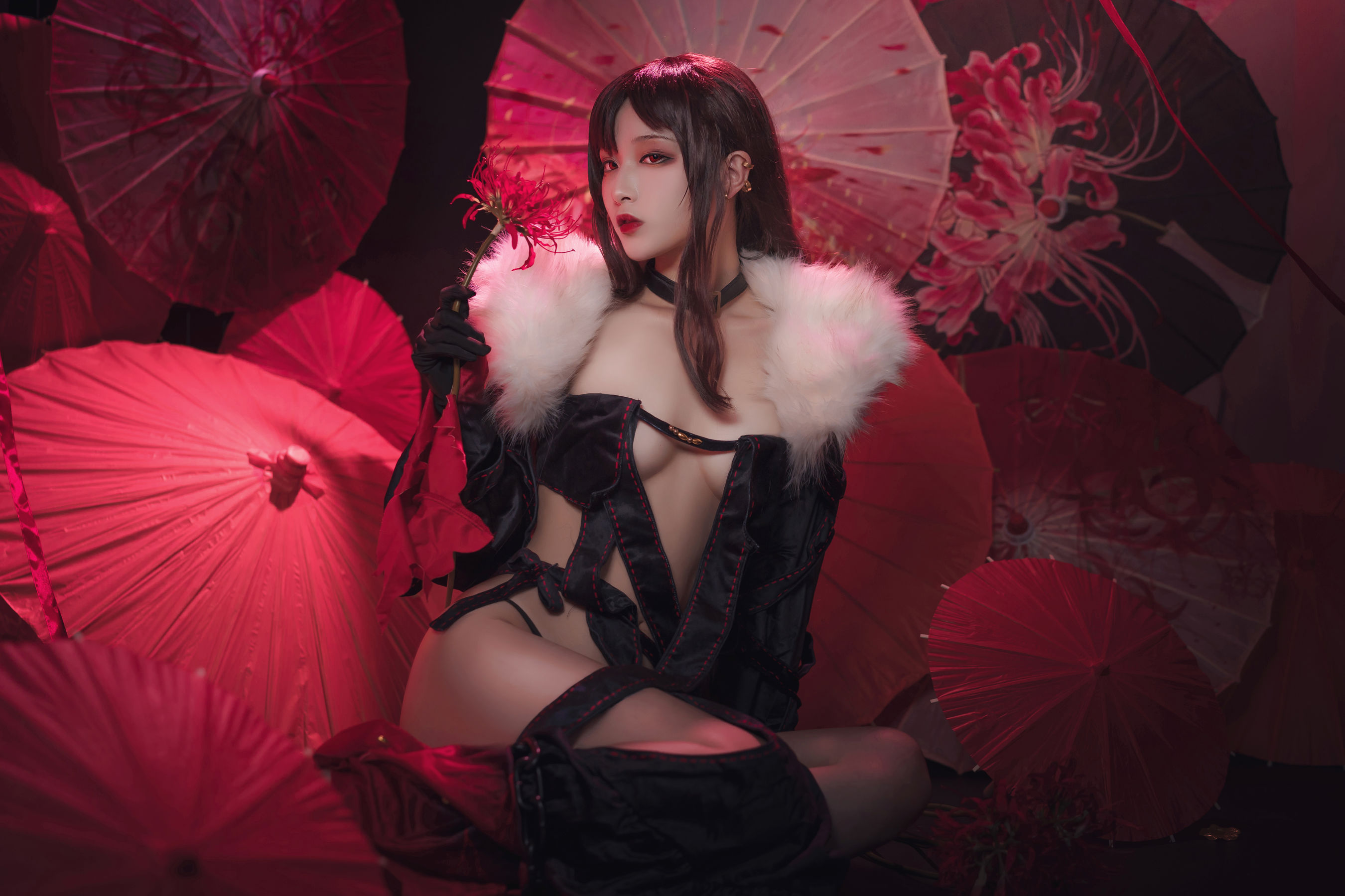 [Cosplay写真] 动漫博主铁板烧鬼舞w - 虞美人