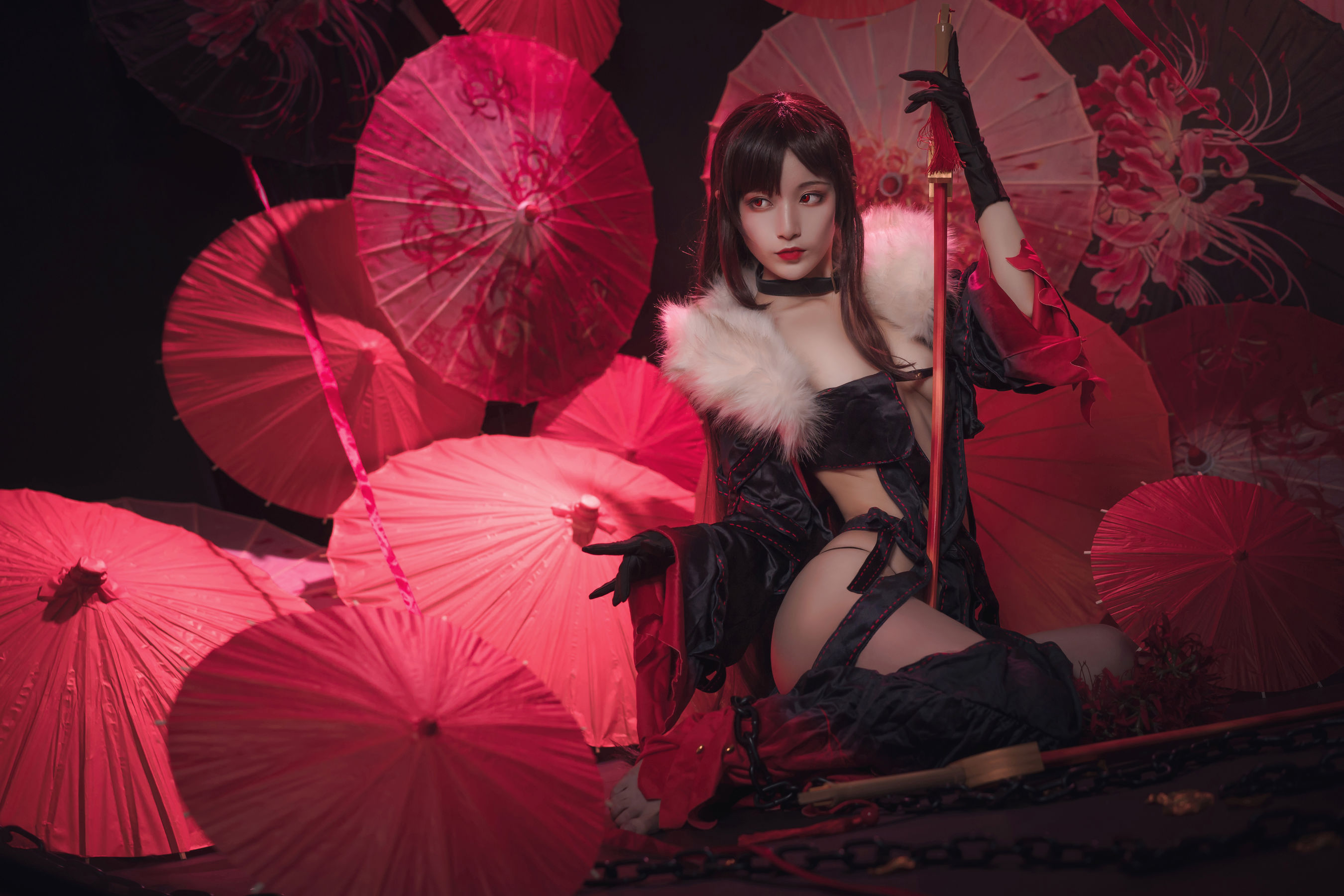 [Cosplay写真] 动漫博主铁板烧鬼舞w - 虞美人