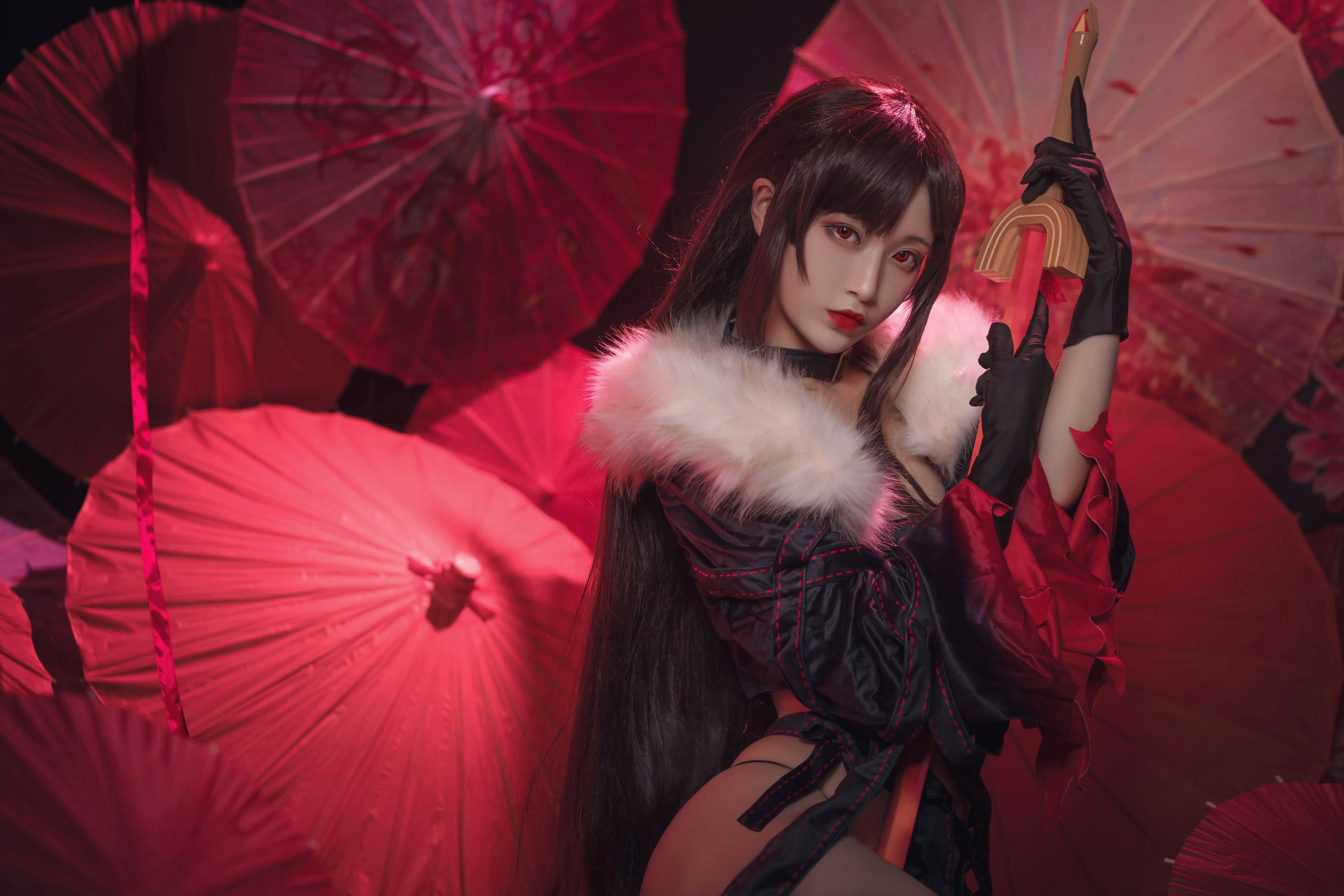 [Cosplay写真] 动漫博主铁板烧鬼舞w - 虞美人