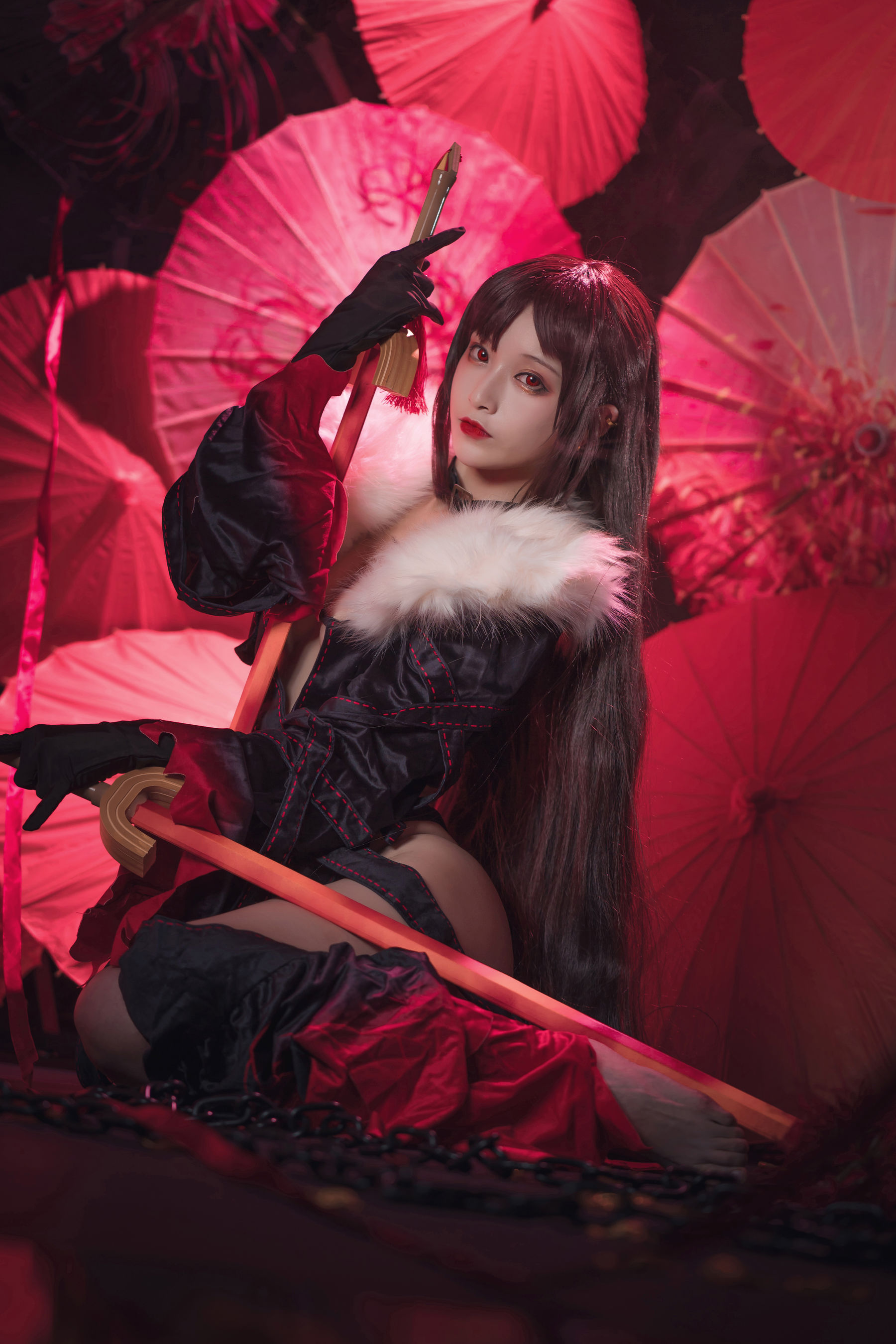 [Cosplay写真] 动漫博主铁板烧鬼舞w - 虞美人