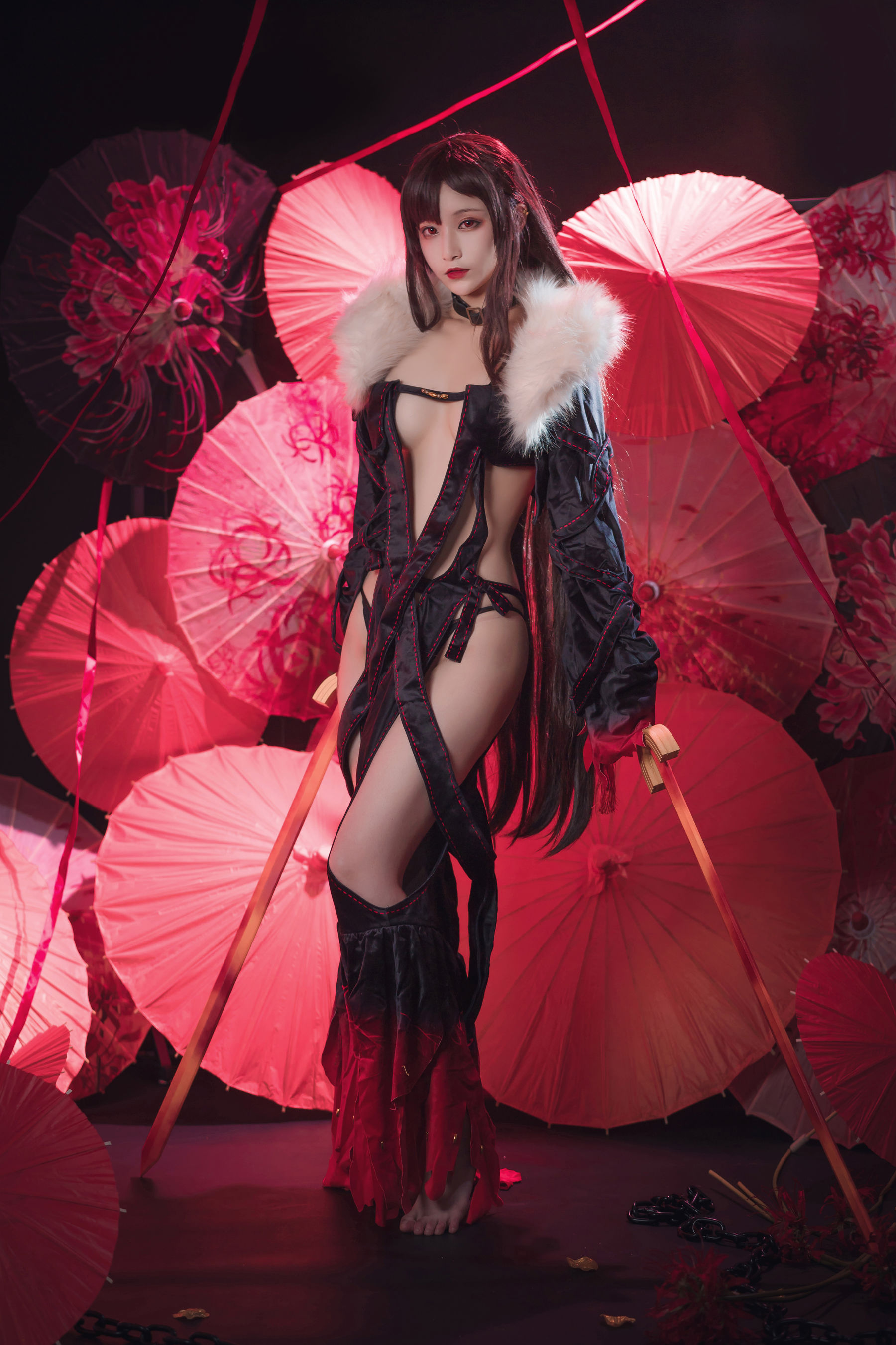 [Cosplay写真] 动漫博主铁板烧鬼舞w - 虞美人