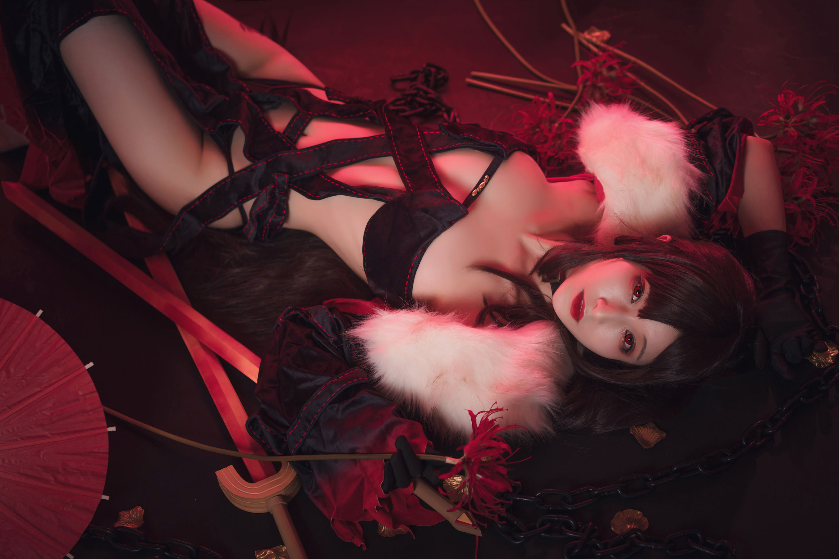 [Cosplay写真] 动漫博主铁板烧鬼舞w - 虞美人