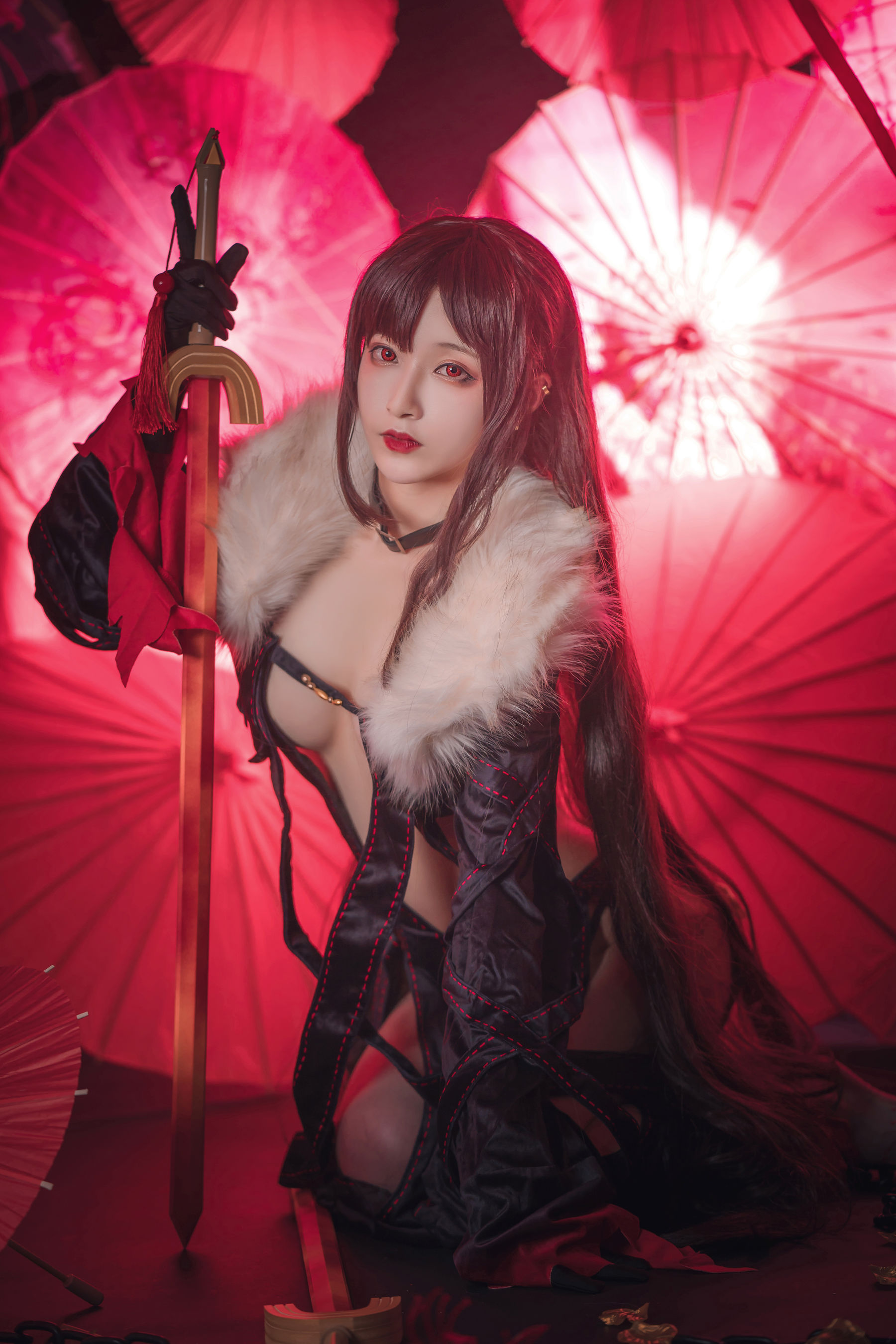 [Cosplay写真] 动漫博主铁板烧鬼舞w - 虞美人