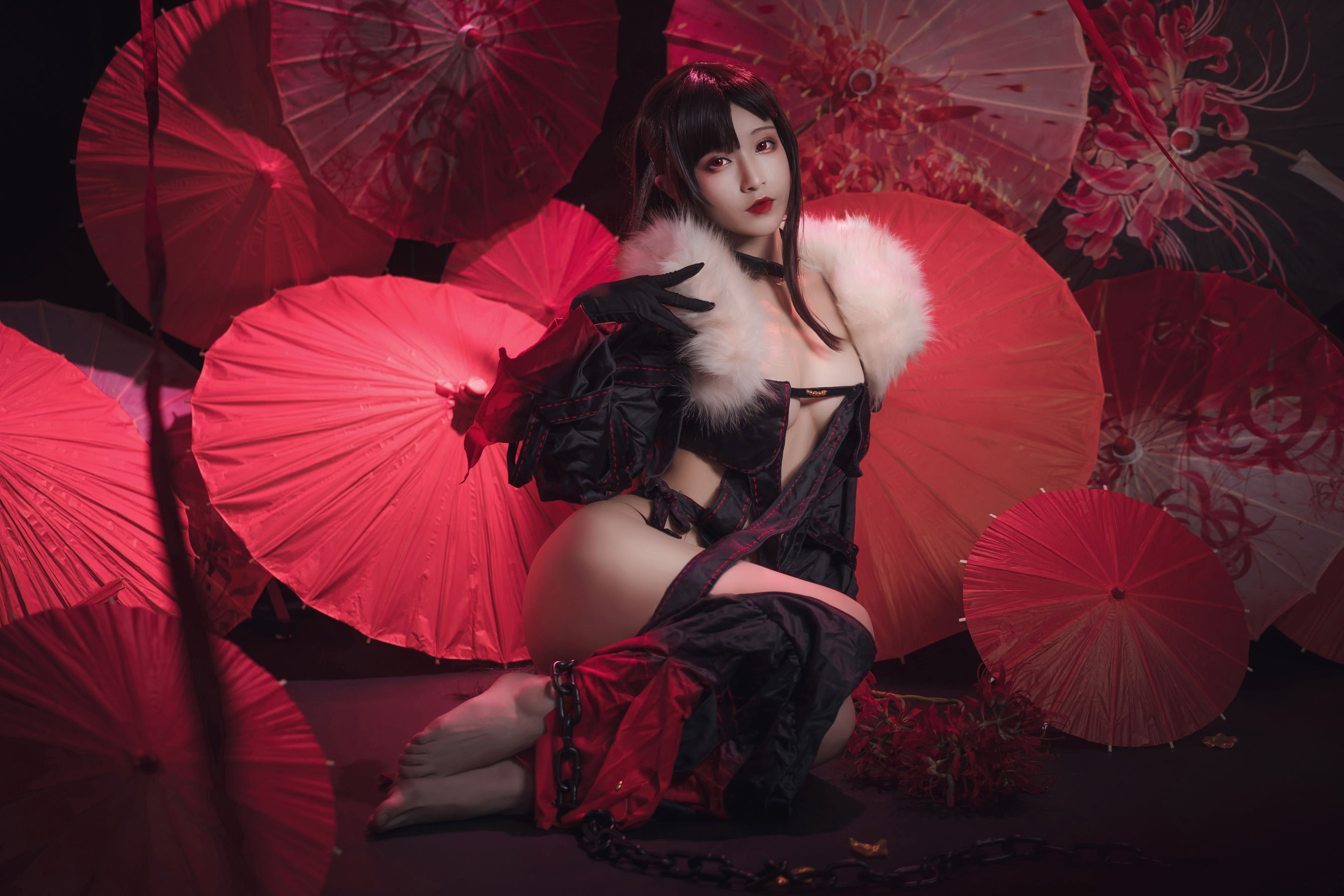 [Cosplay写真] 动漫博主铁板烧鬼舞w - 虞美人