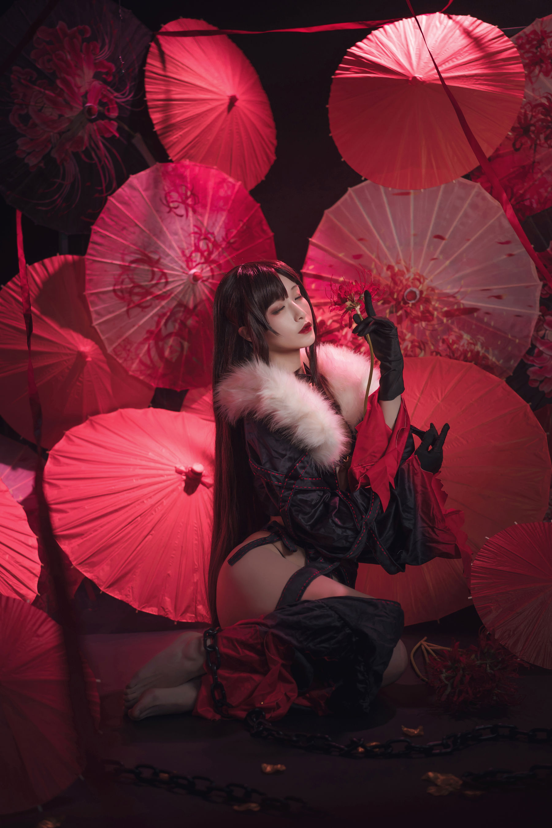 [Cosplay写真] 动漫博主铁板烧鬼舞w - 虞美人
