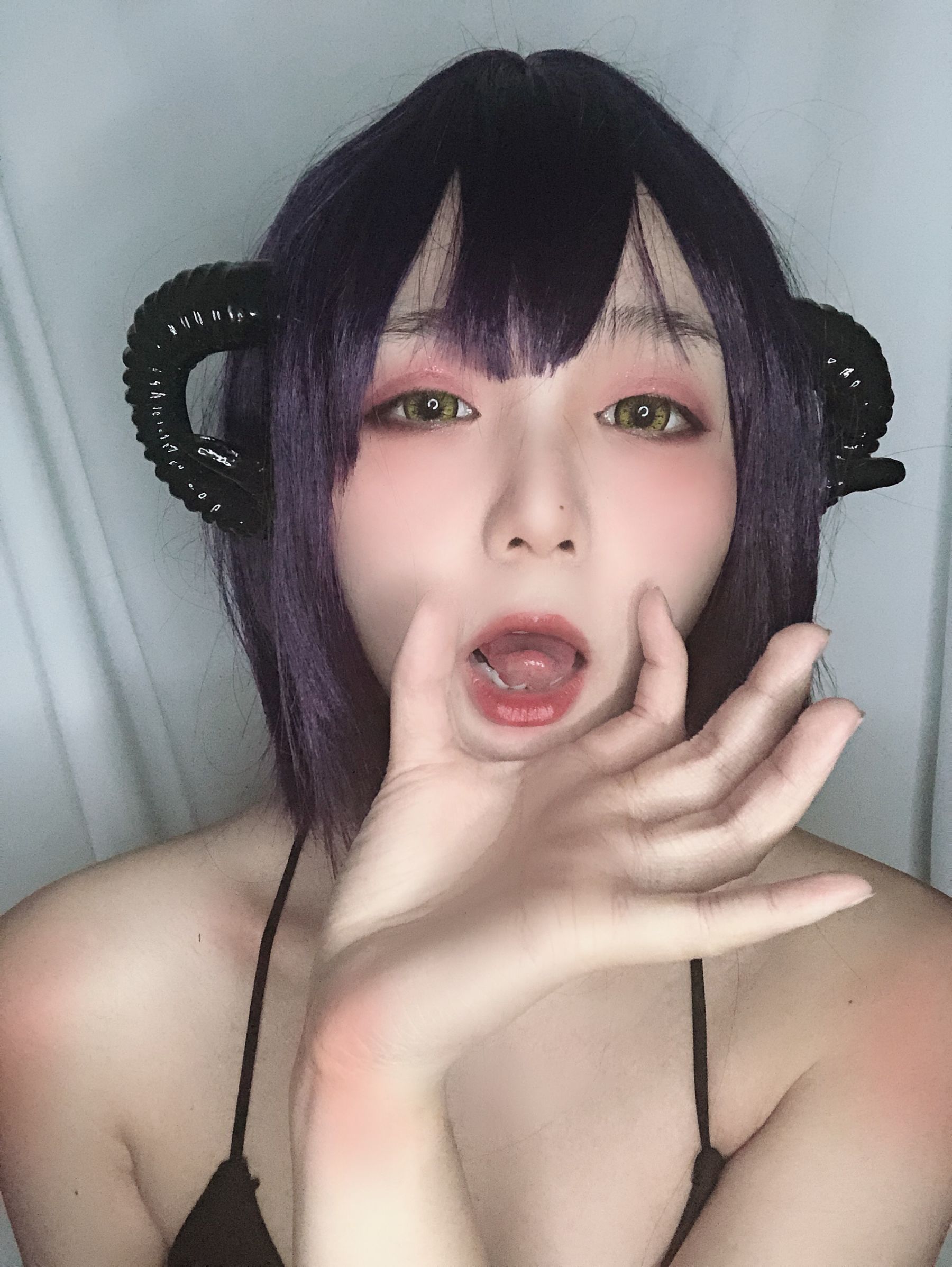 [Cosplay写真] 萌妹是青水 - 科技魅魔