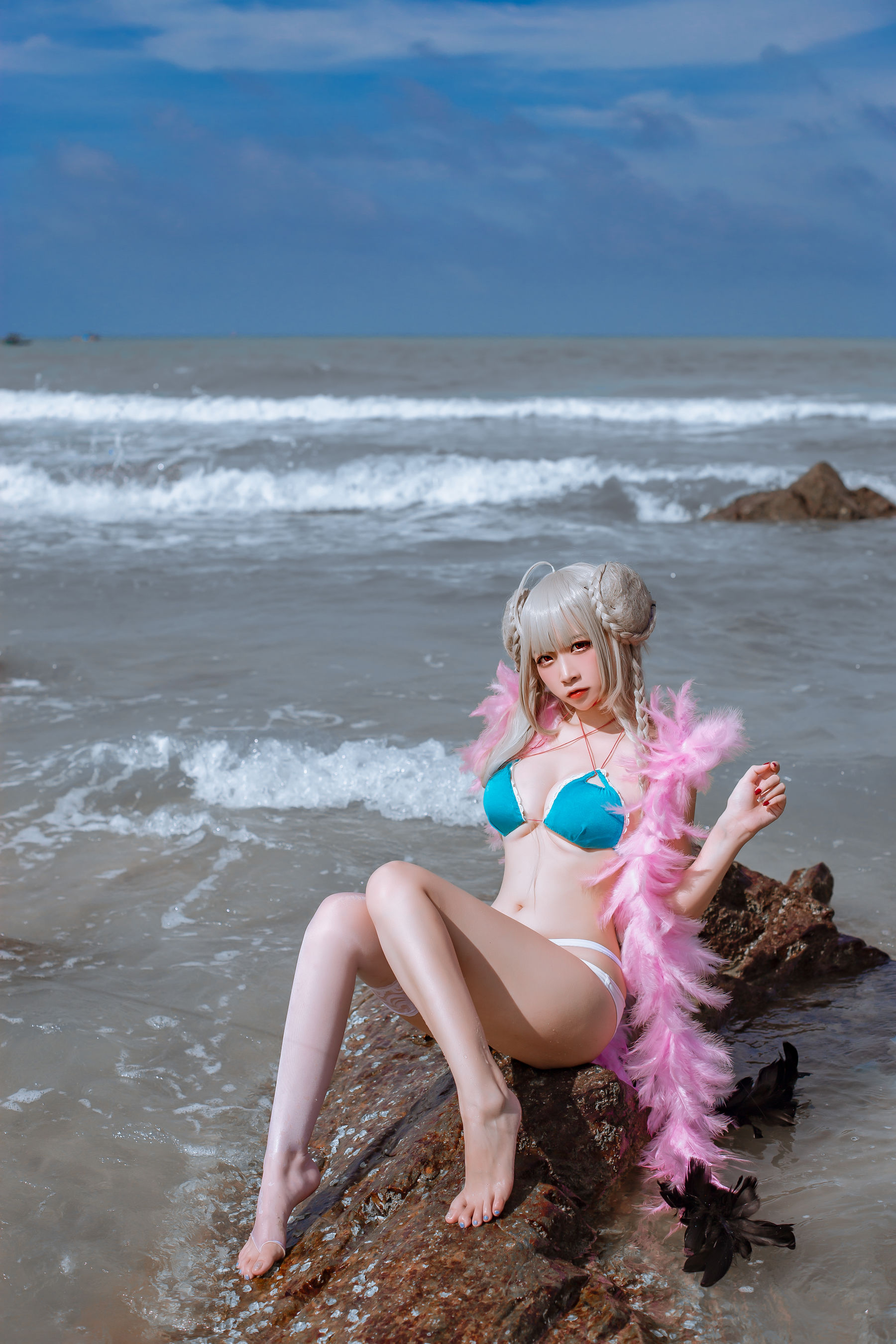 [Cosplay写真] 人气Coser二佐Nisa - 碧蓝可畏泳装