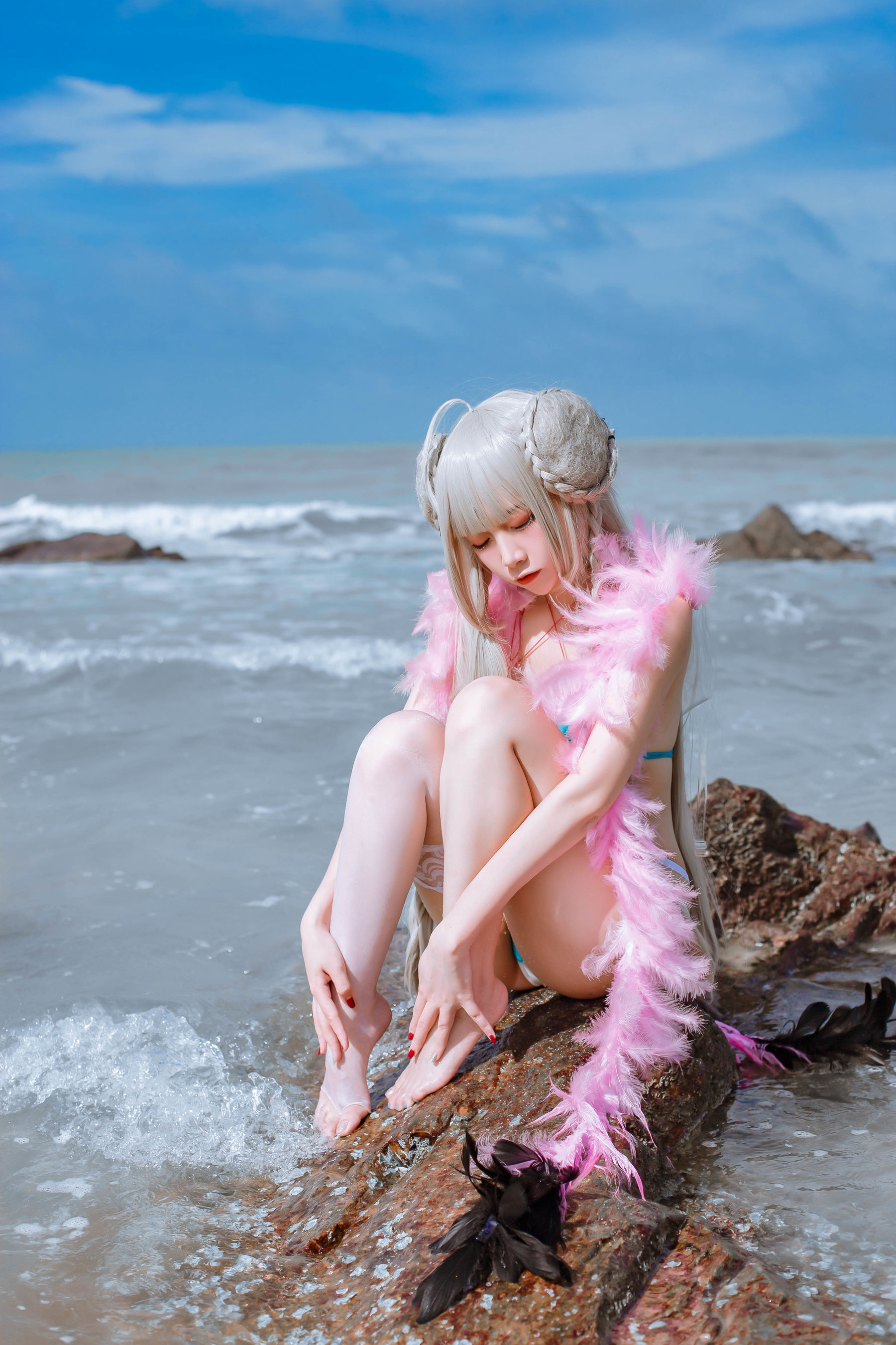 [Cosplay写真] 人气Coser二佐Nisa - 碧蓝可畏泳装