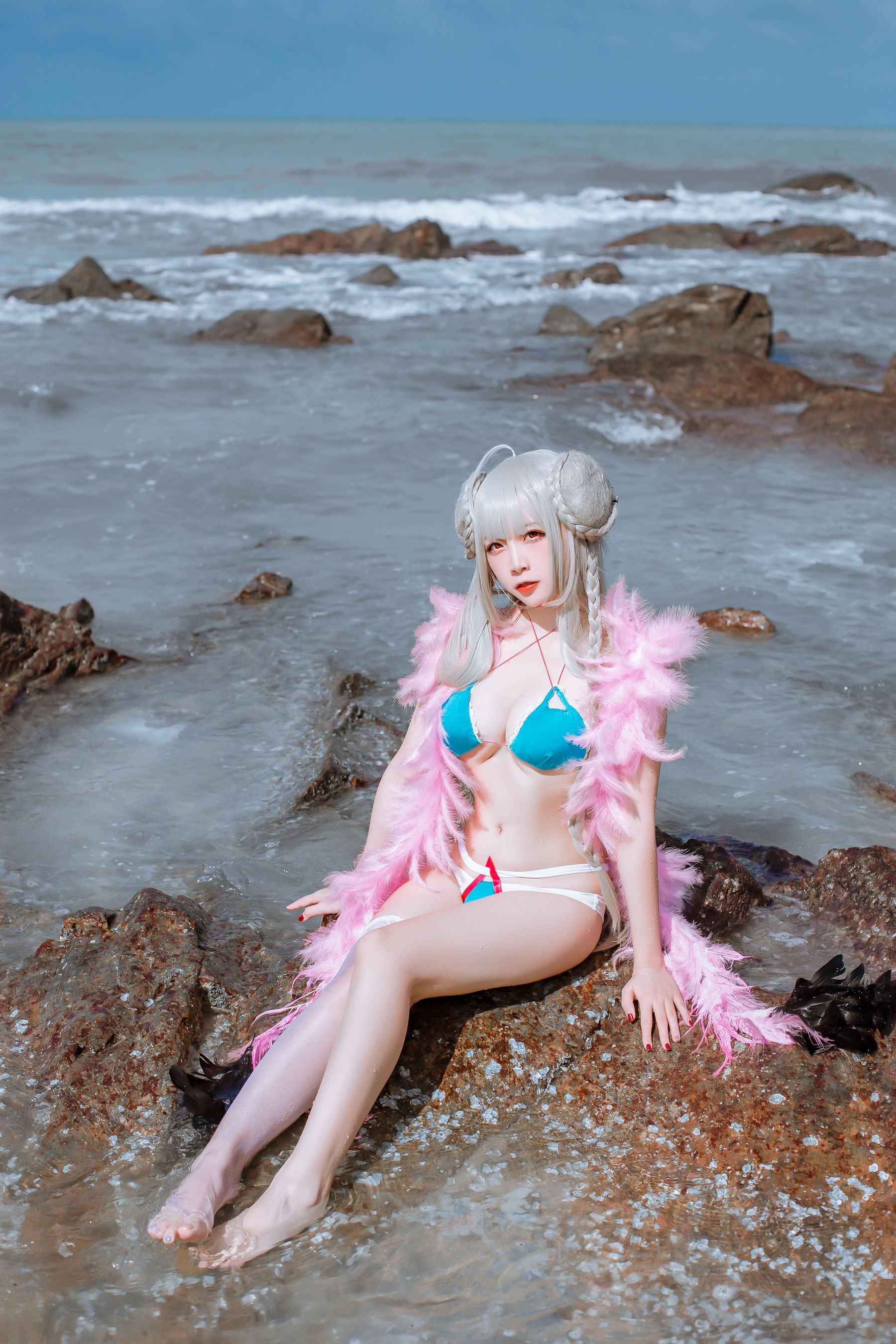 [Cosplay写真] 人气Coser二佐Nisa - 碧蓝可畏泳装