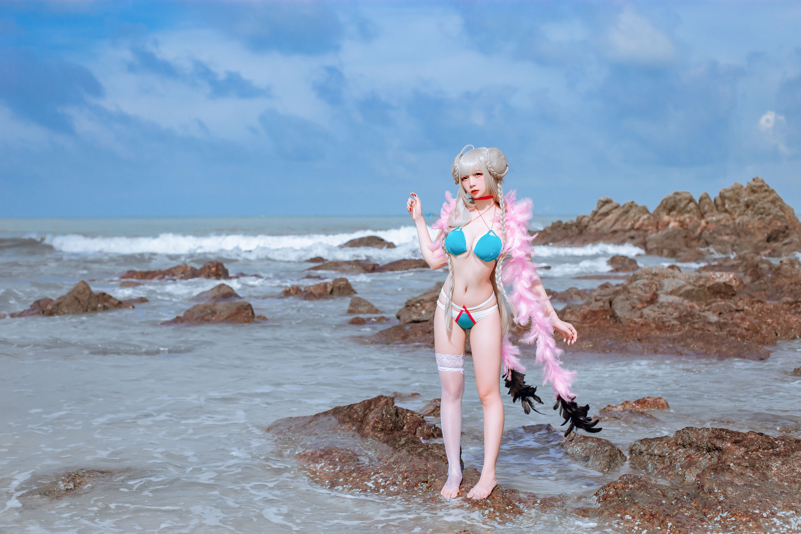 [Cosplay写真] 人气Coser二佐Nisa - 碧蓝可畏泳装