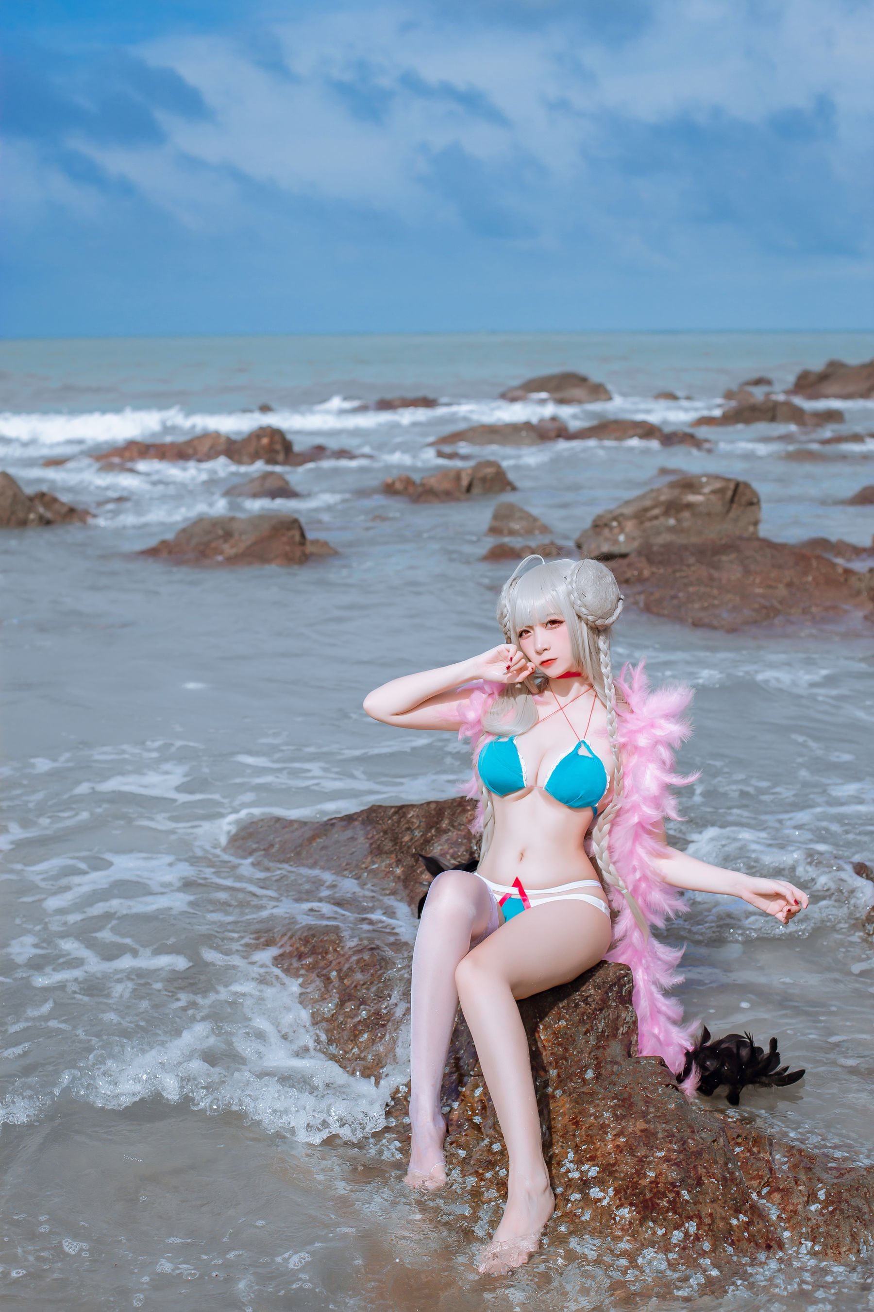 [Cosplay写真] 人气Coser二佐Nisa - 碧蓝可畏泳装