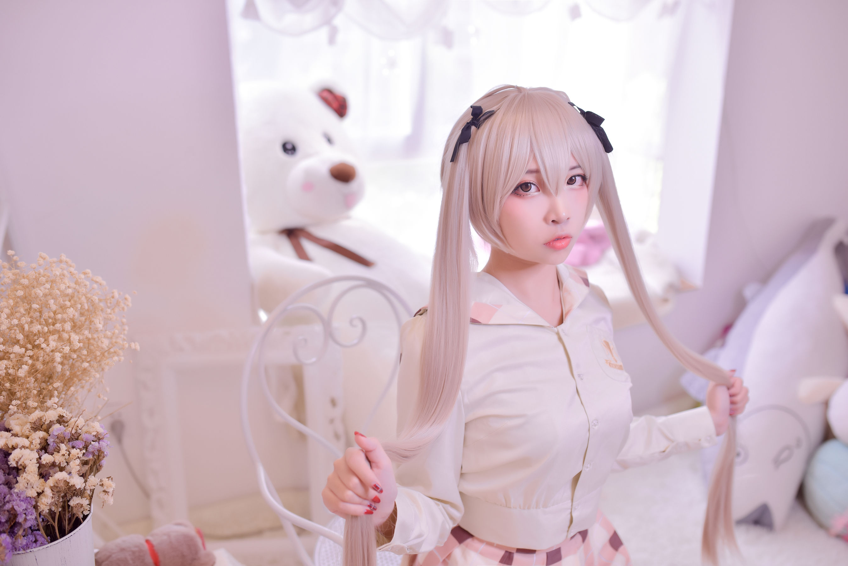 [Cosplay写真] 人气Coser二佐Nisa - 穹妹校服