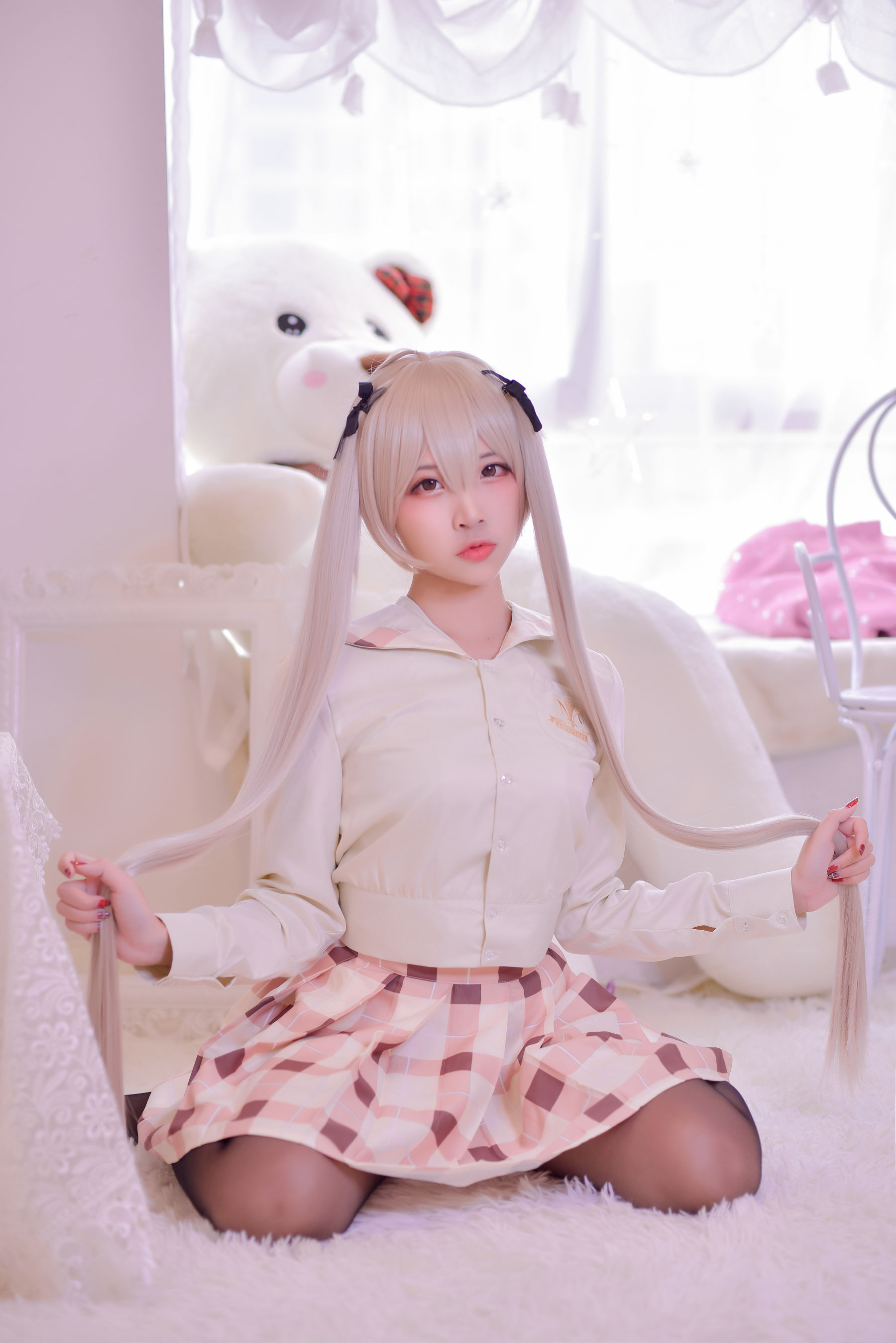 [Cosplay写真] 人气Coser二佐Nisa - 穹妹校服