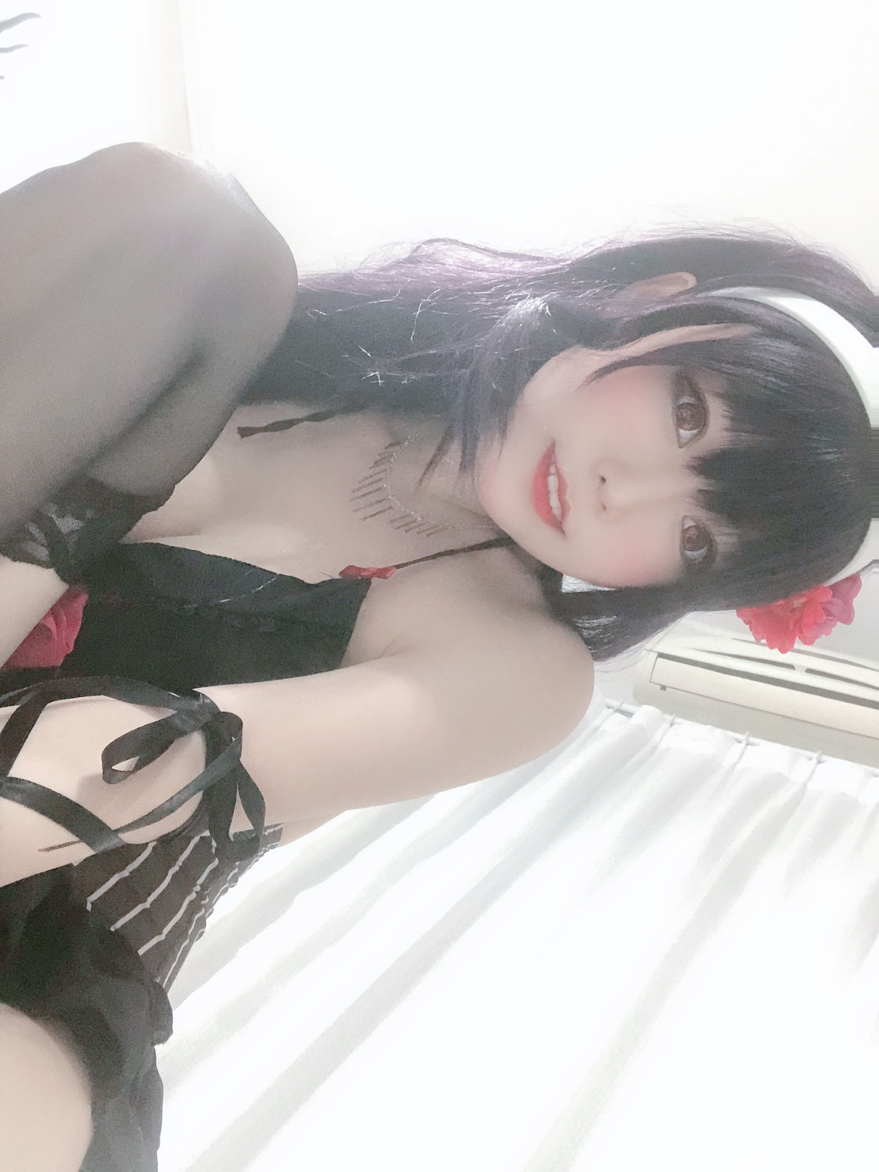 [Cosplay写真] 香草喵露露 - 诗羽学姐睡衣