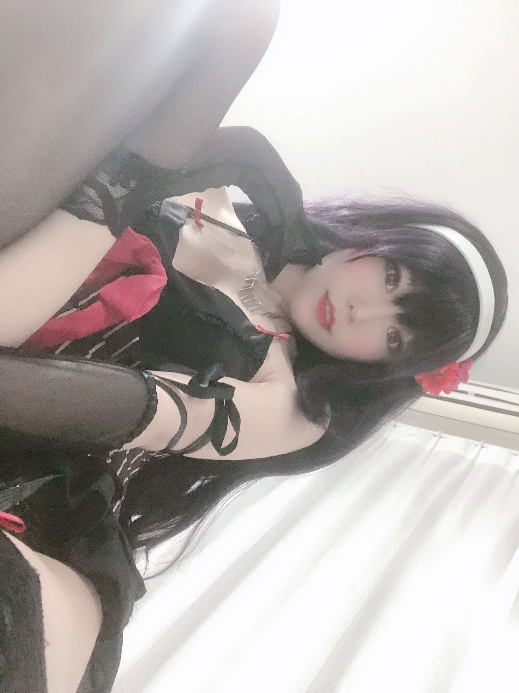 [Cosplay写真] 香草喵露露 - 诗羽学姐睡衣