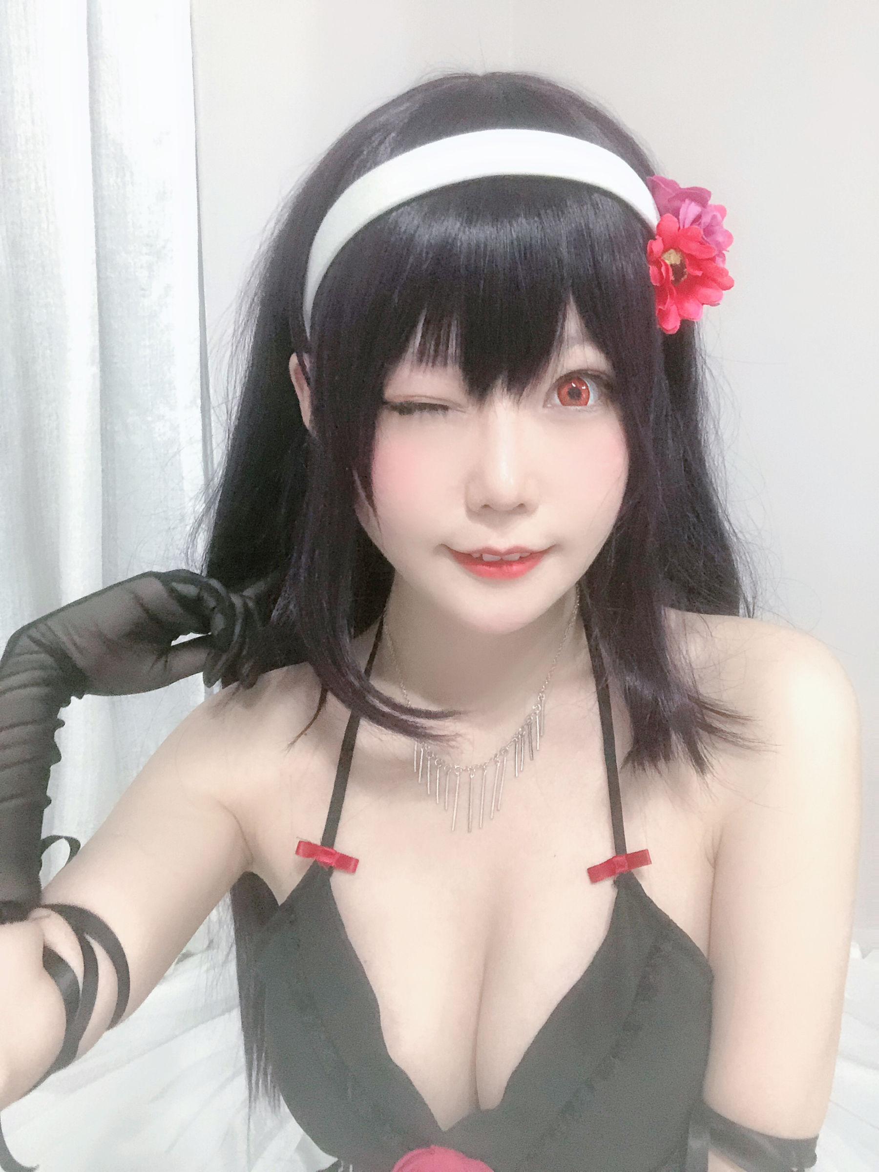 [Cosplay写真] 香草喵露露 - 诗羽学姐睡衣