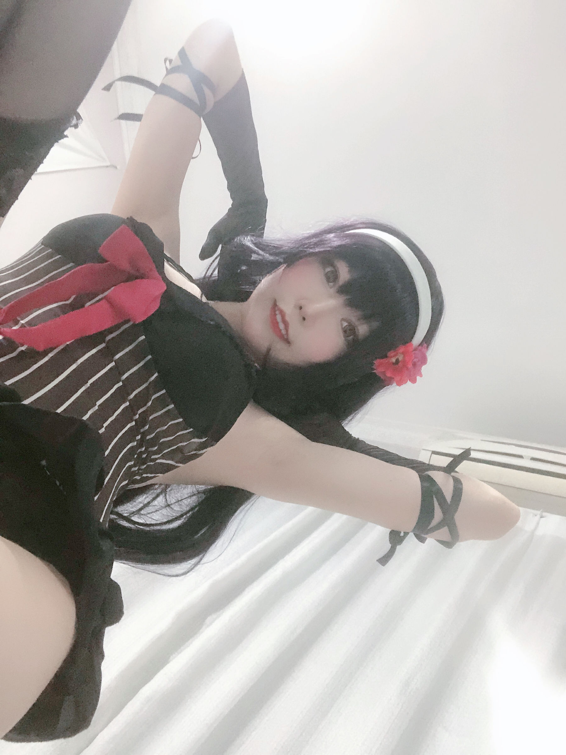 [Cosplay写真] 香草喵露露 - 诗羽学姐睡衣