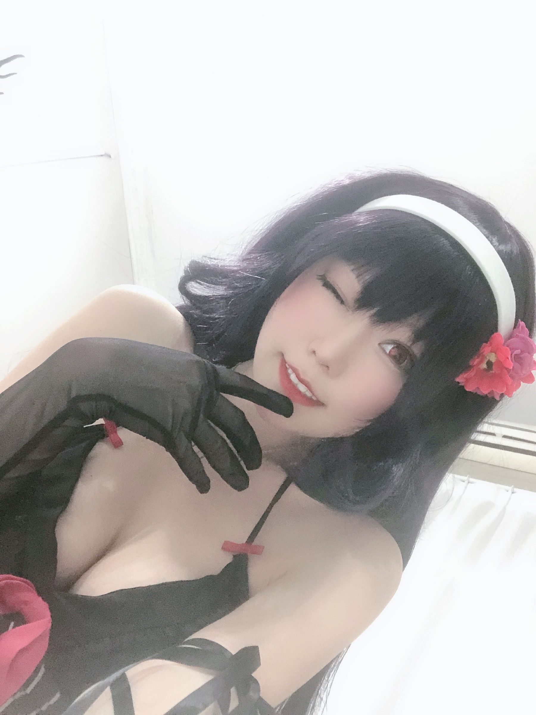 [Cosplay写真] 香草喵露露 - 诗羽学姐睡衣