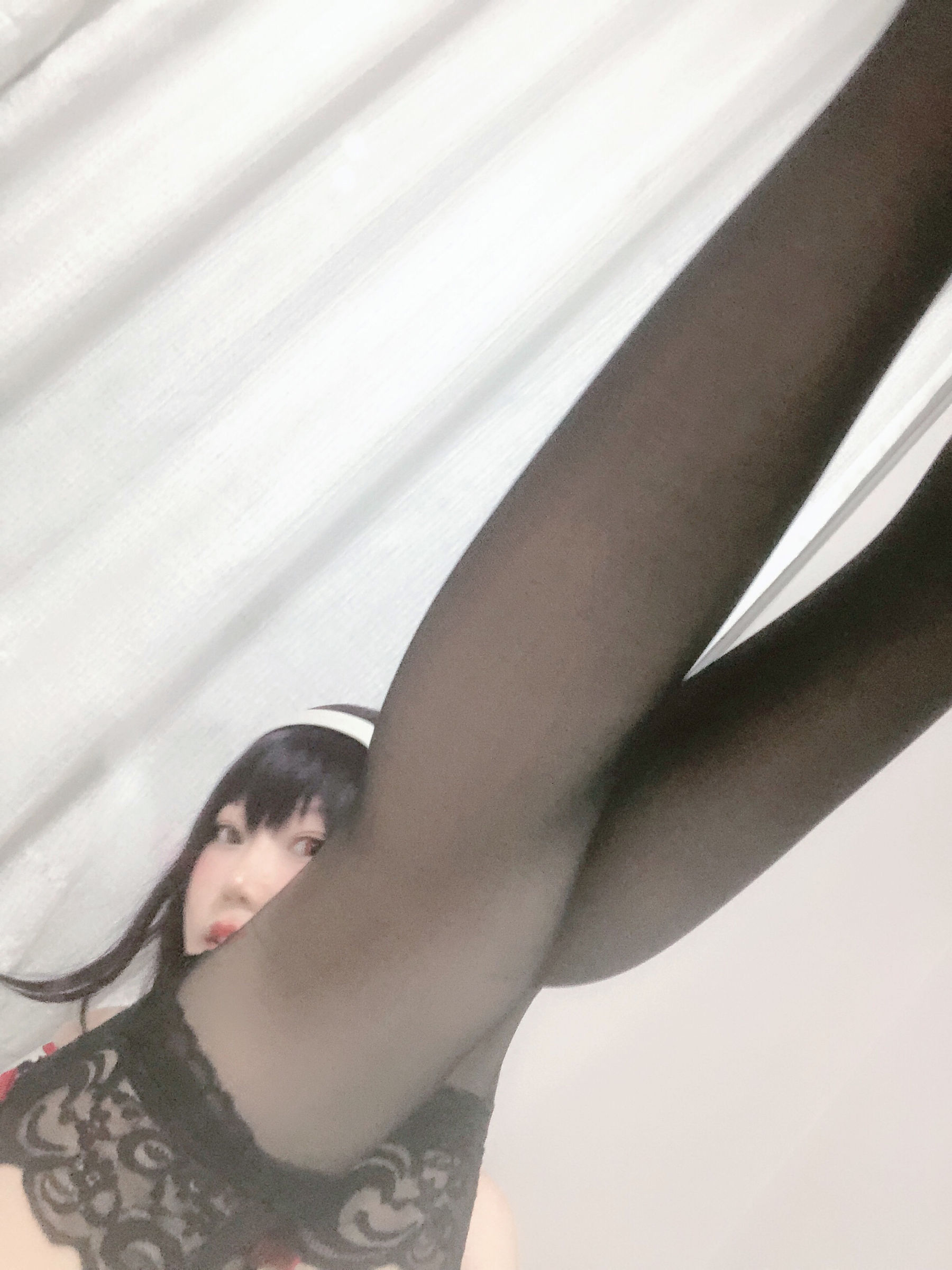 [Cosplay写真] 香草喵露露 - 诗羽学姐睡衣