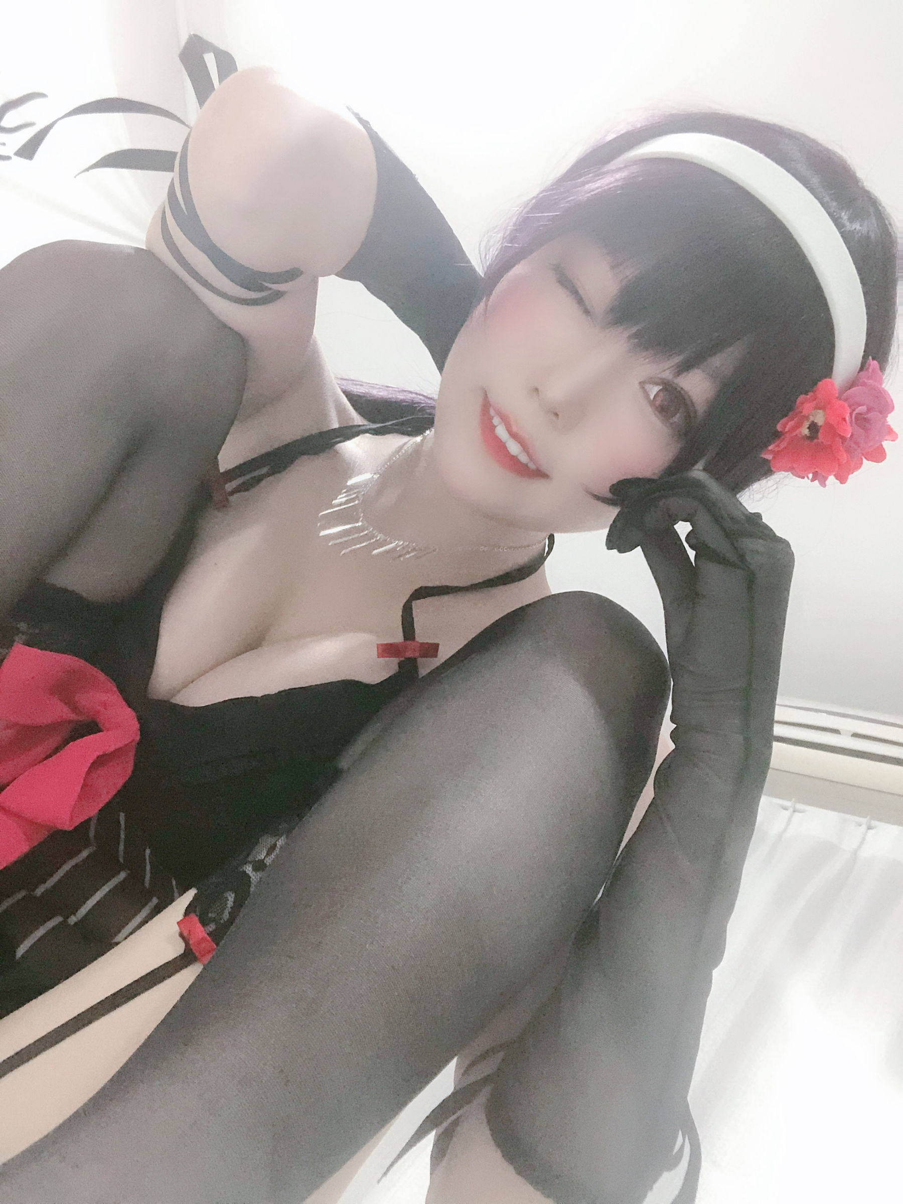 [Cosplay写真] 香草喵露露 - 诗羽学姐睡衣