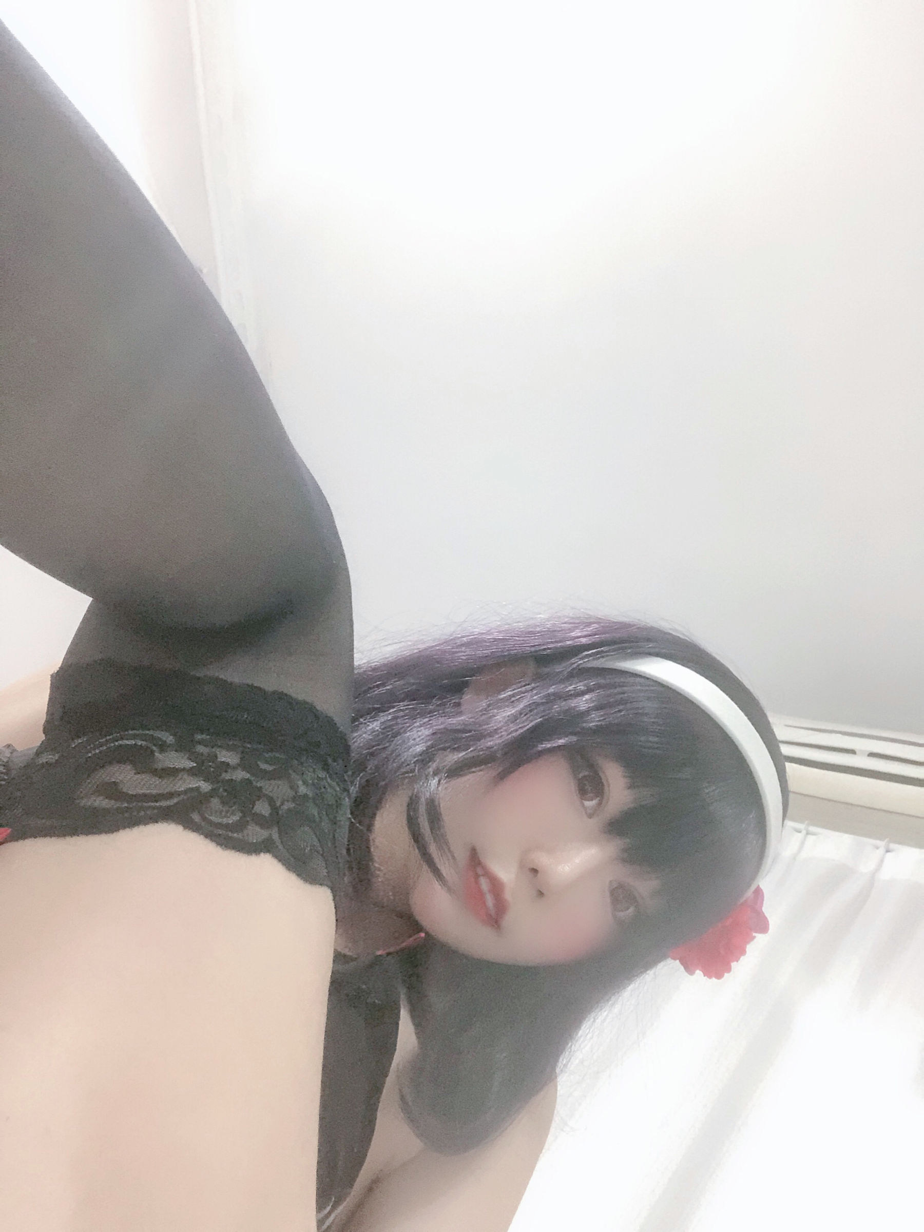 [Cosplay写真] 香草喵露露 - 诗羽学姐睡衣