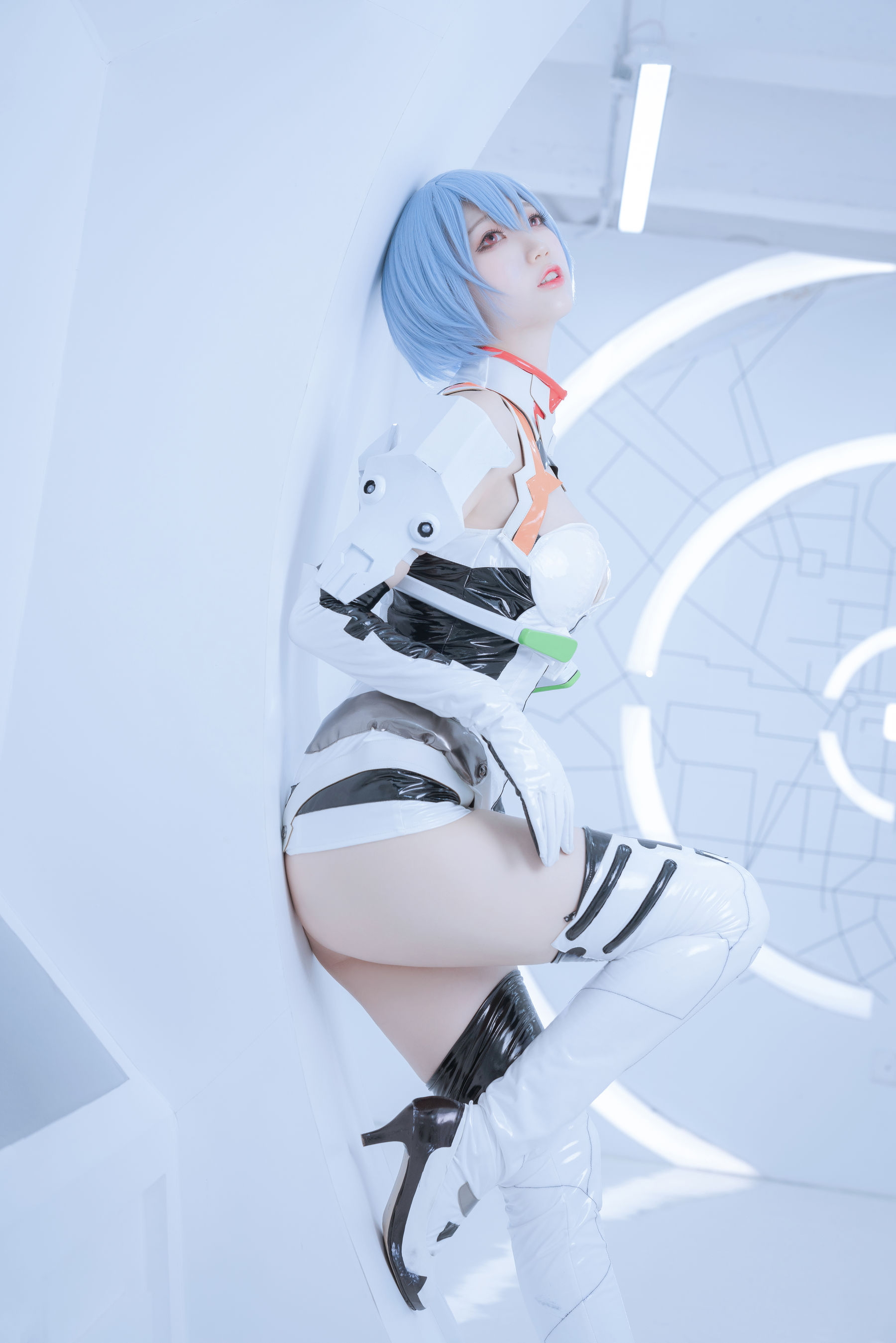 [Cosplay写真] 周叽是可爱兔兔 - 绫波丽 白战