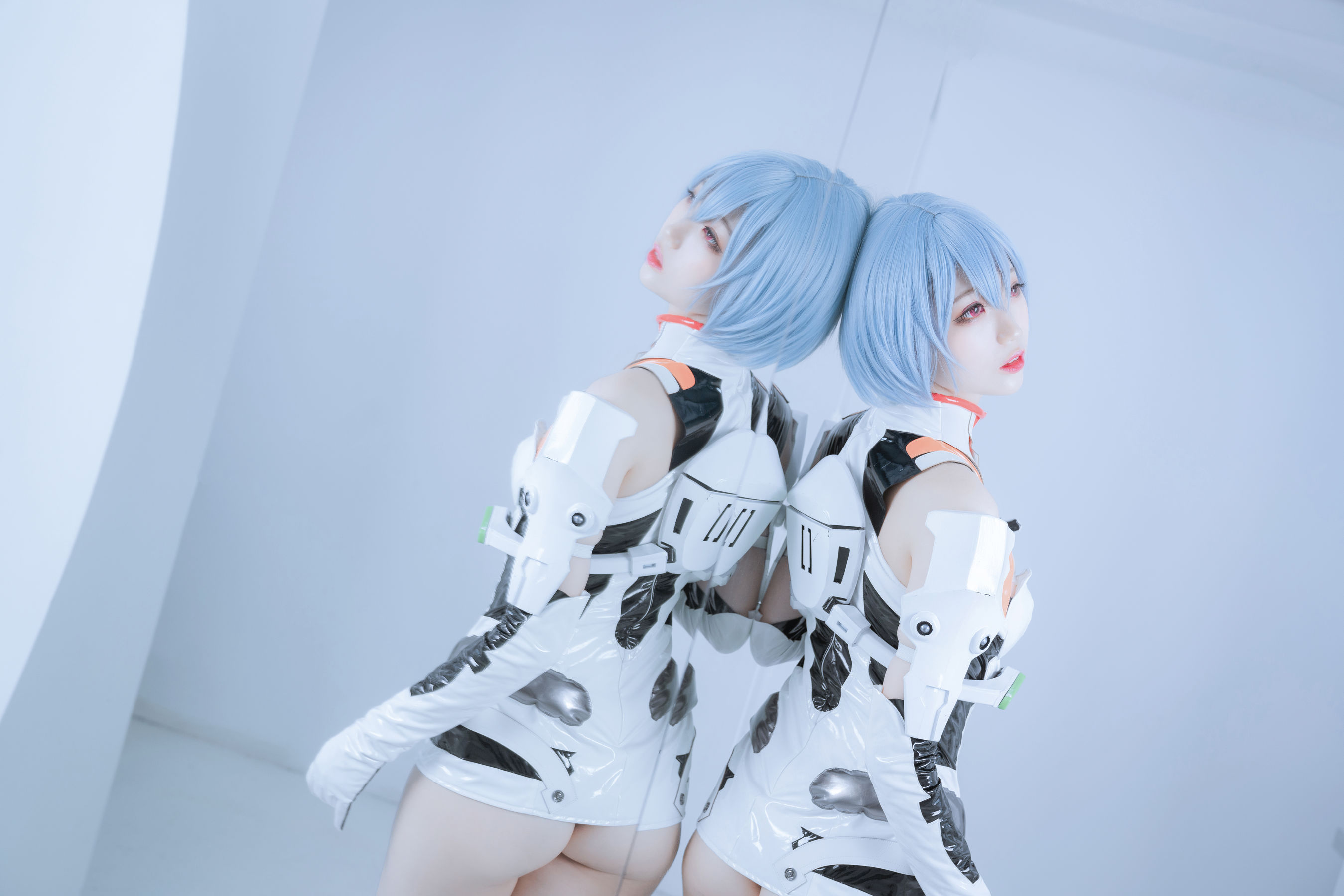 [Cosplay写真] 周叽是可爱兔兔 - 绫波丽 白战