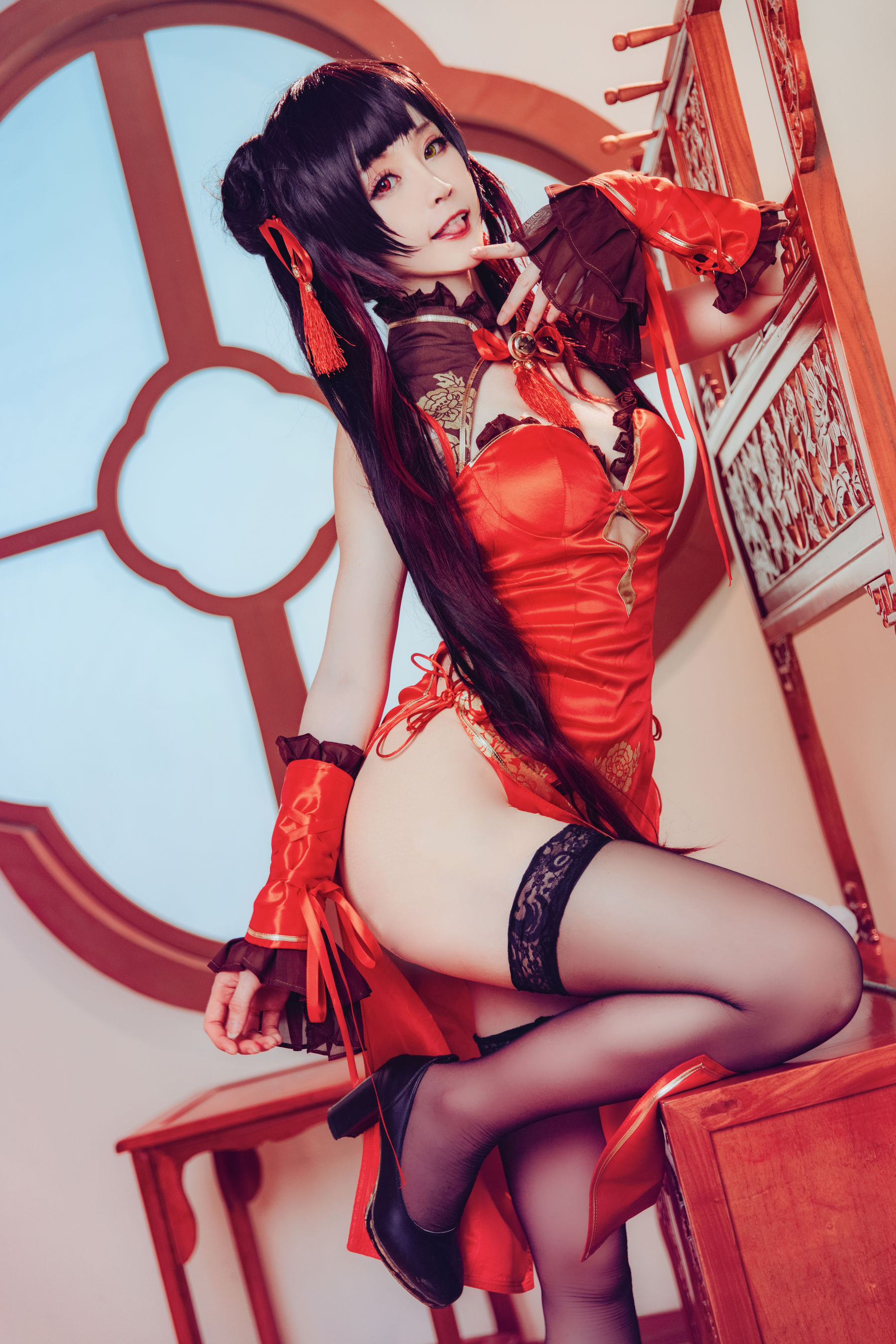 [Cosplay写真] 萌宠博主yui金鱼 - 时崎狂三 旗袍