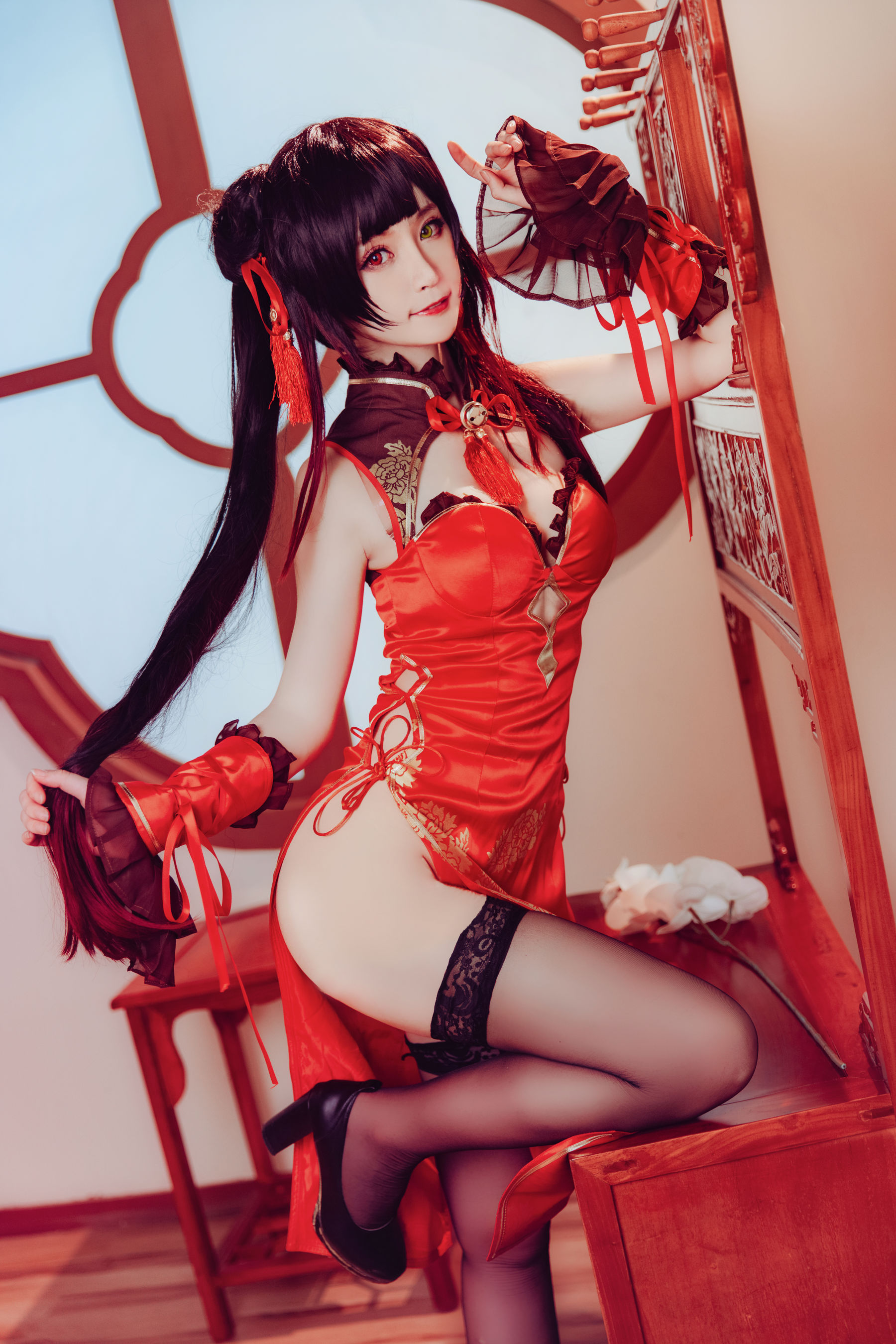 [Cosplay写真] 萌宠博主yui金鱼 - 时崎狂三 旗袍