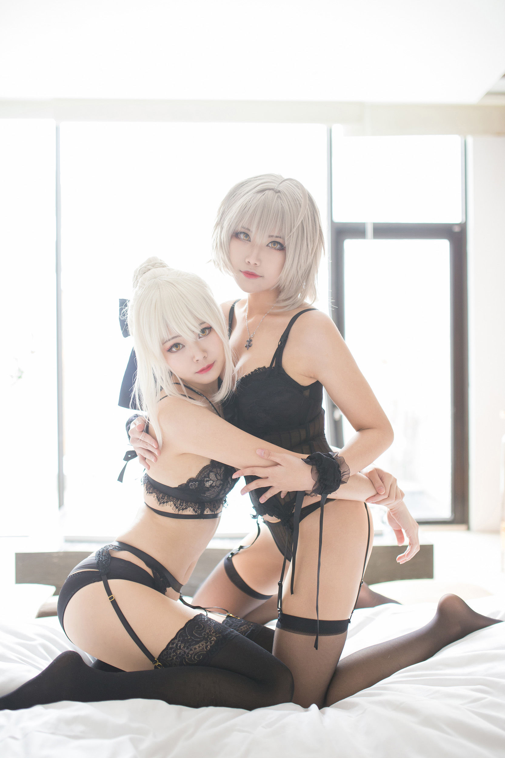 [Cosplay写真] Coser萱-KaYa - 黑贞 黑呆毛下着