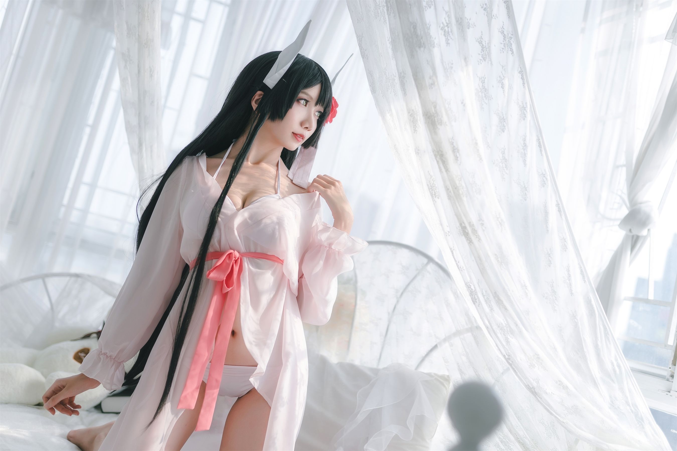 [Cosplay写真] 萌娘迷失人形QUQ - 鲟（比叡）月下巡游