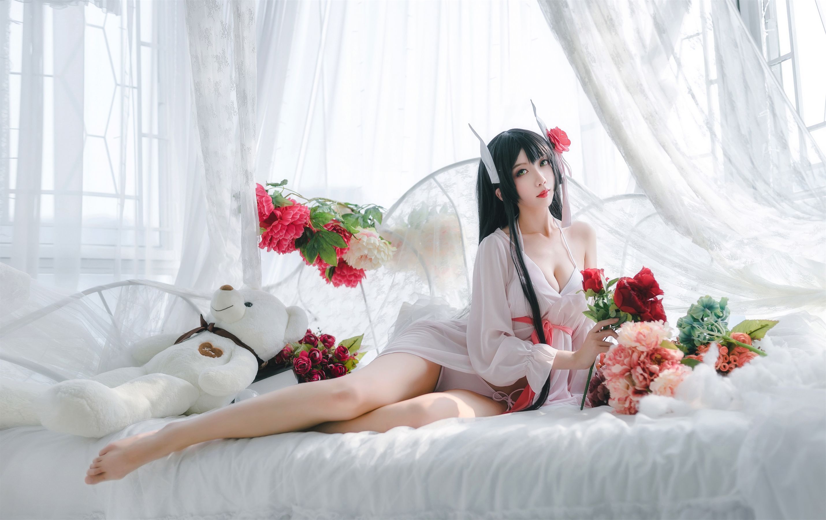 [Cosplay写真] 萌娘迷失人形QUQ - 鲟（比叡）月下巡游