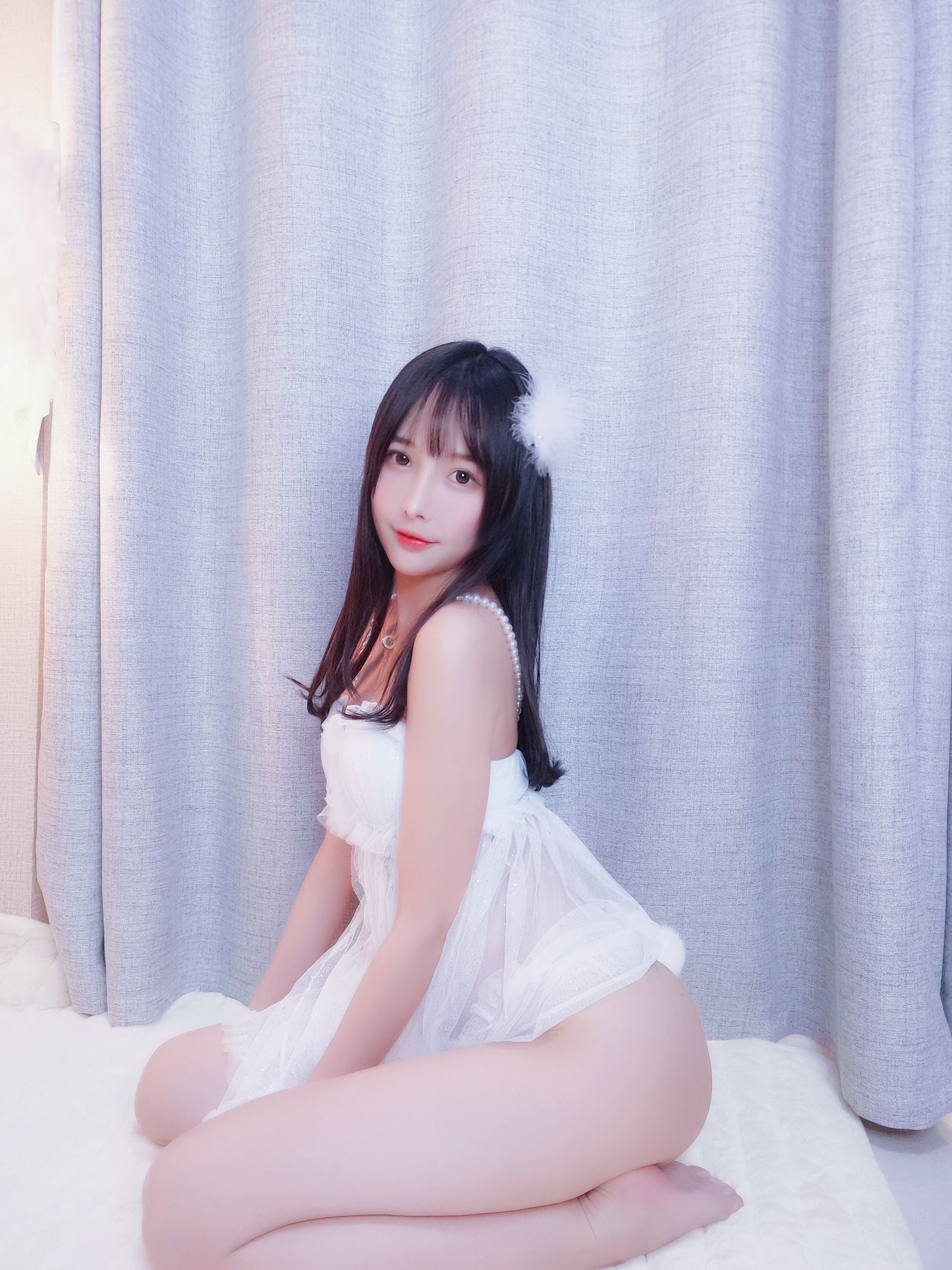 [Cosplay写真] 虎牙小小奶瓶儿 - 仙女兔
