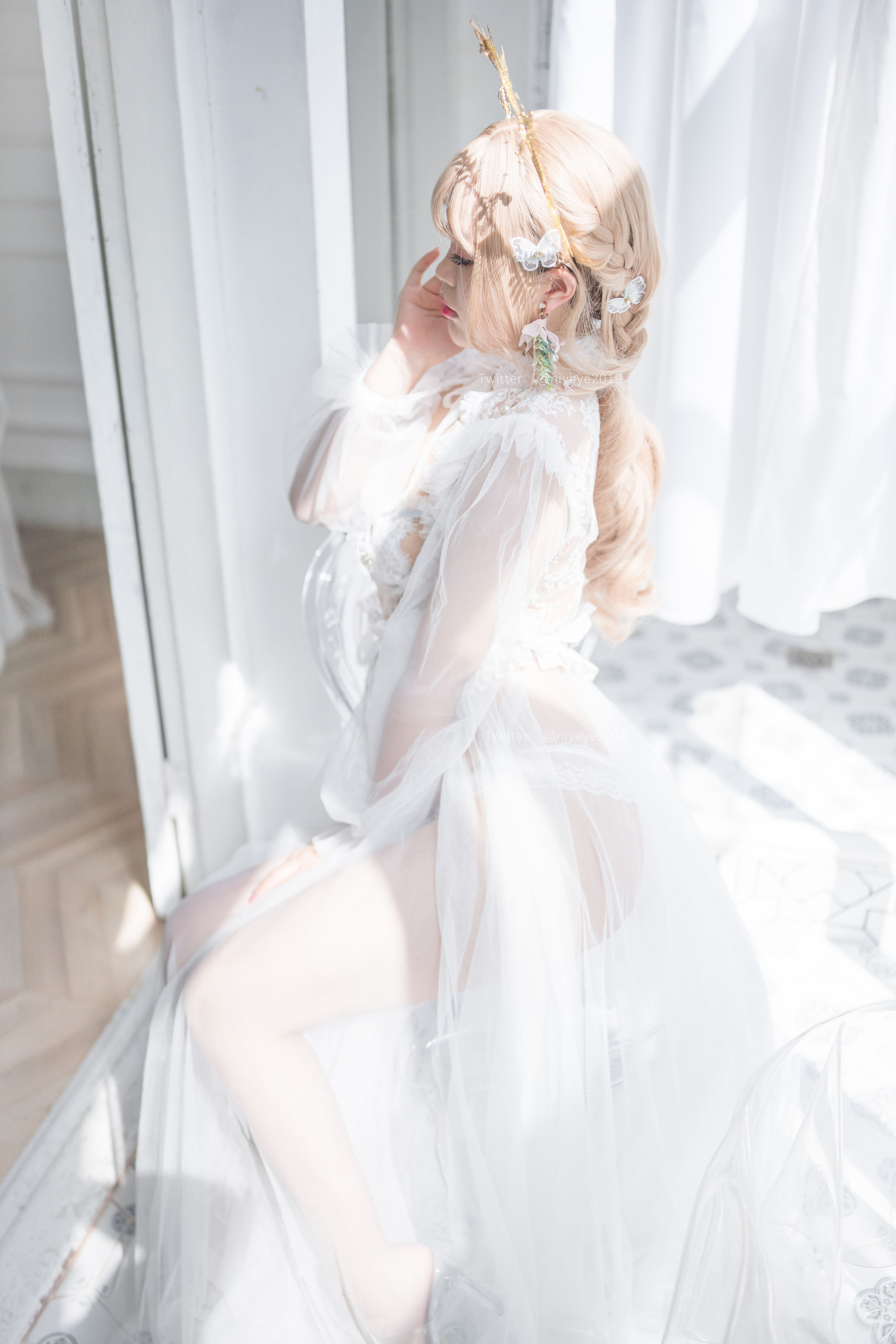 [Cosplay写真] 萌系小姐姐-白烨- - 珍珠花嫁