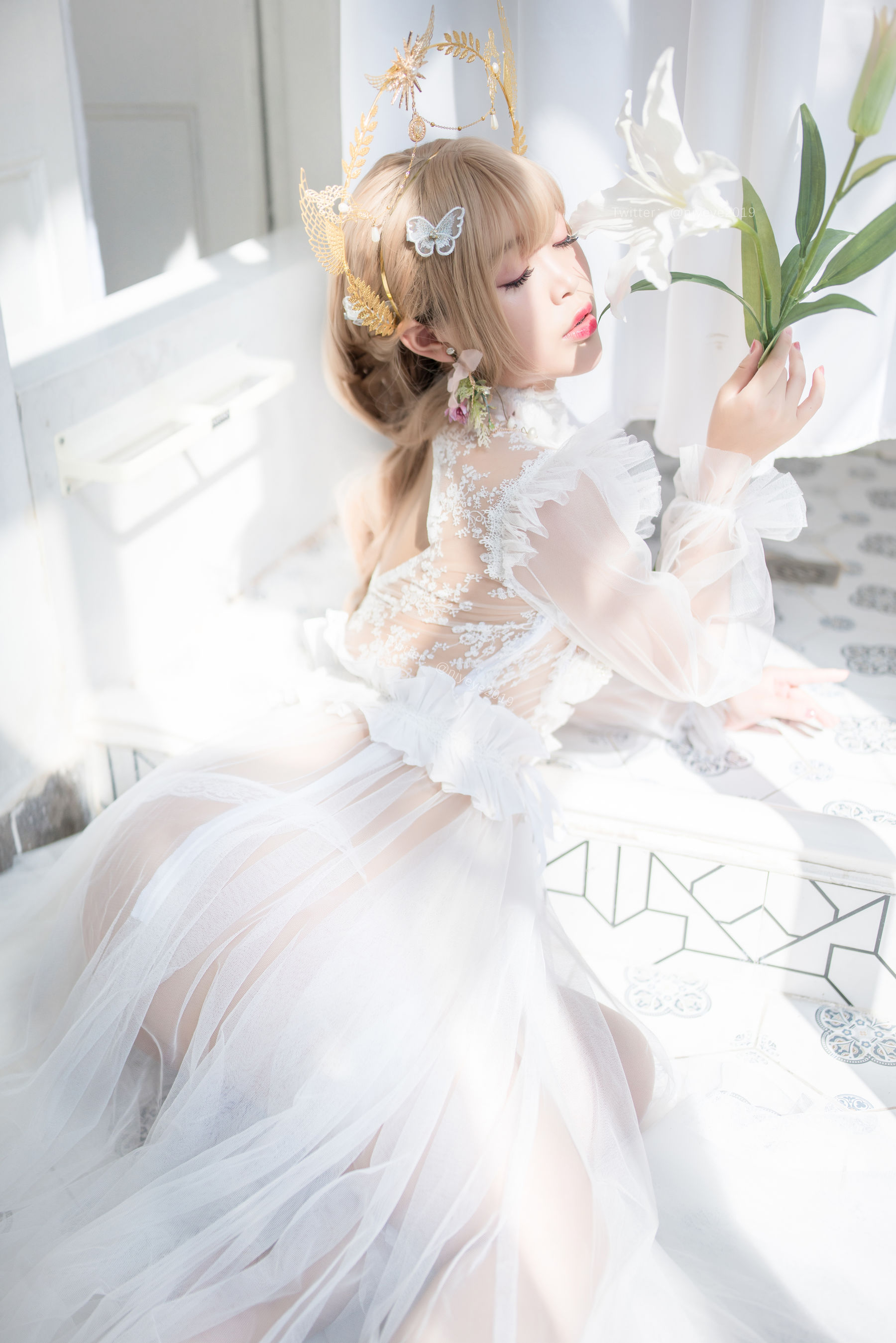 [Cosplay写真] 萌系小姐姐-白烨- - 珍珠花嫁