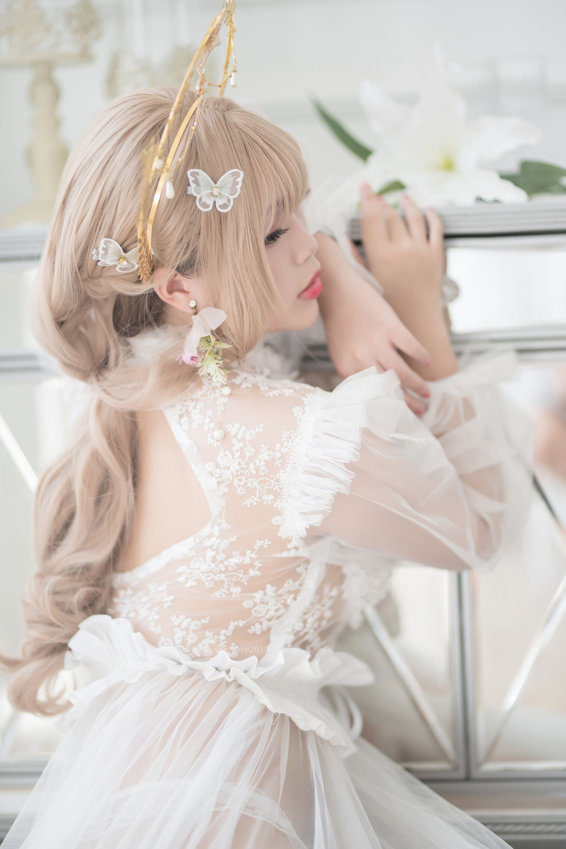 [Cosplay写真] 萌系小姐姐-白烨- - 珍珠花嫁