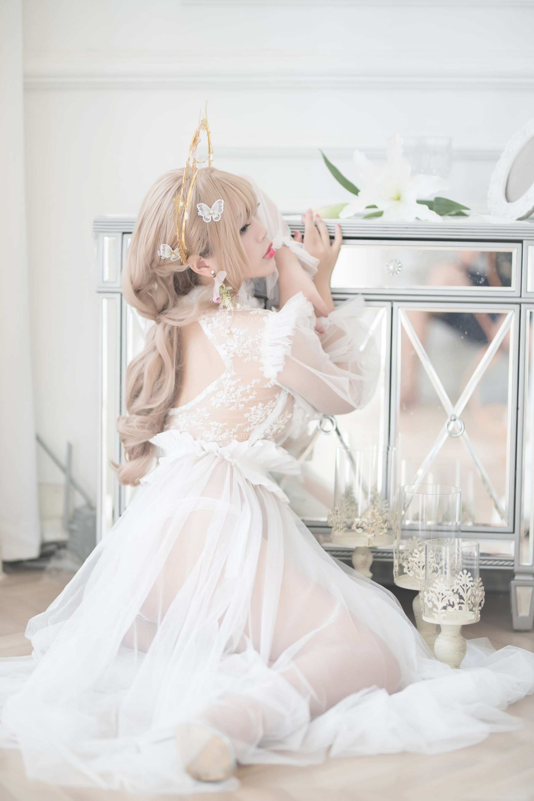 [Cosplay写真] 萌系小姐姐-白烨- - 珍珠花嫁