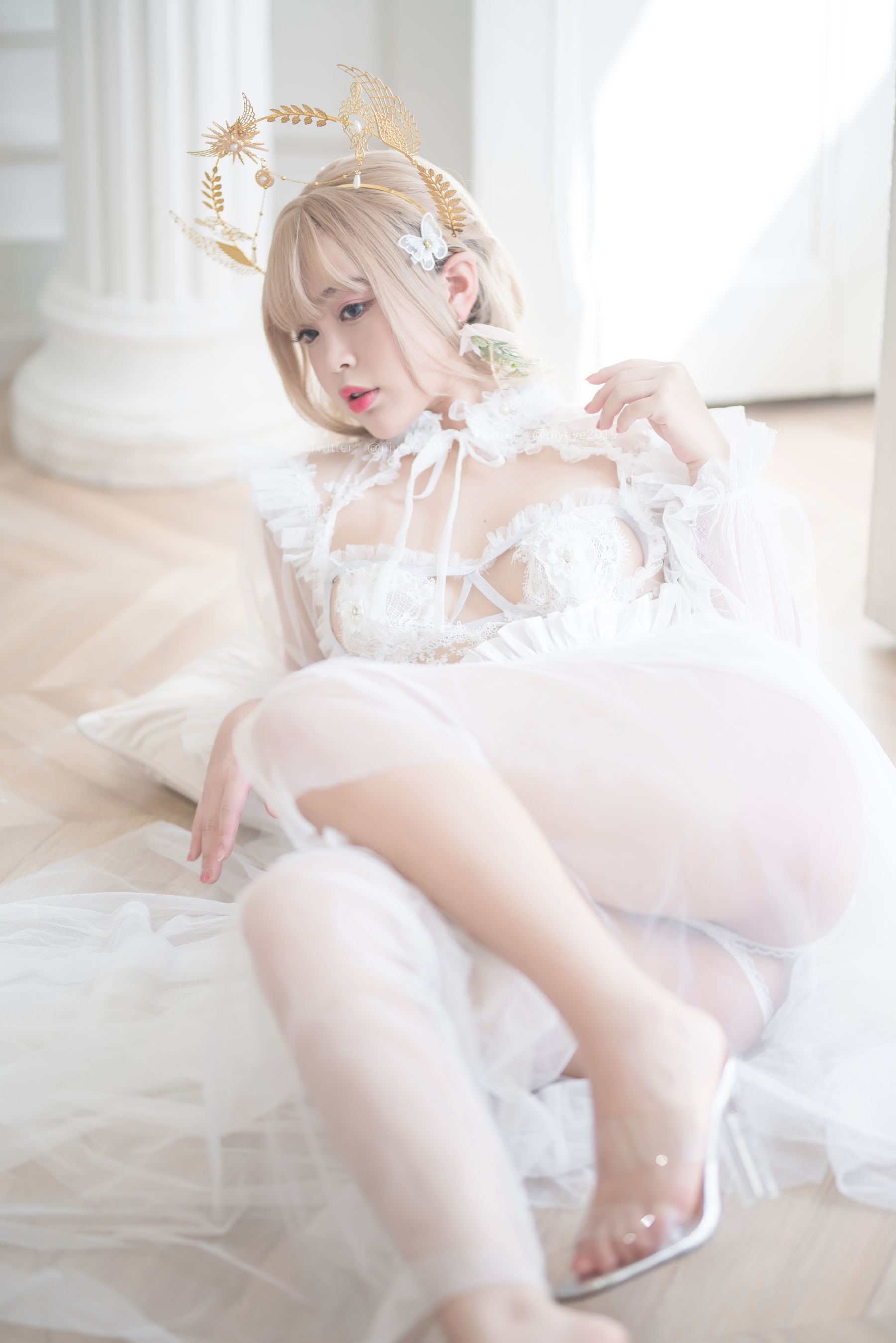 [Cosplay写真] 萌系小姐姐-白烨- - 珍珠花嫁