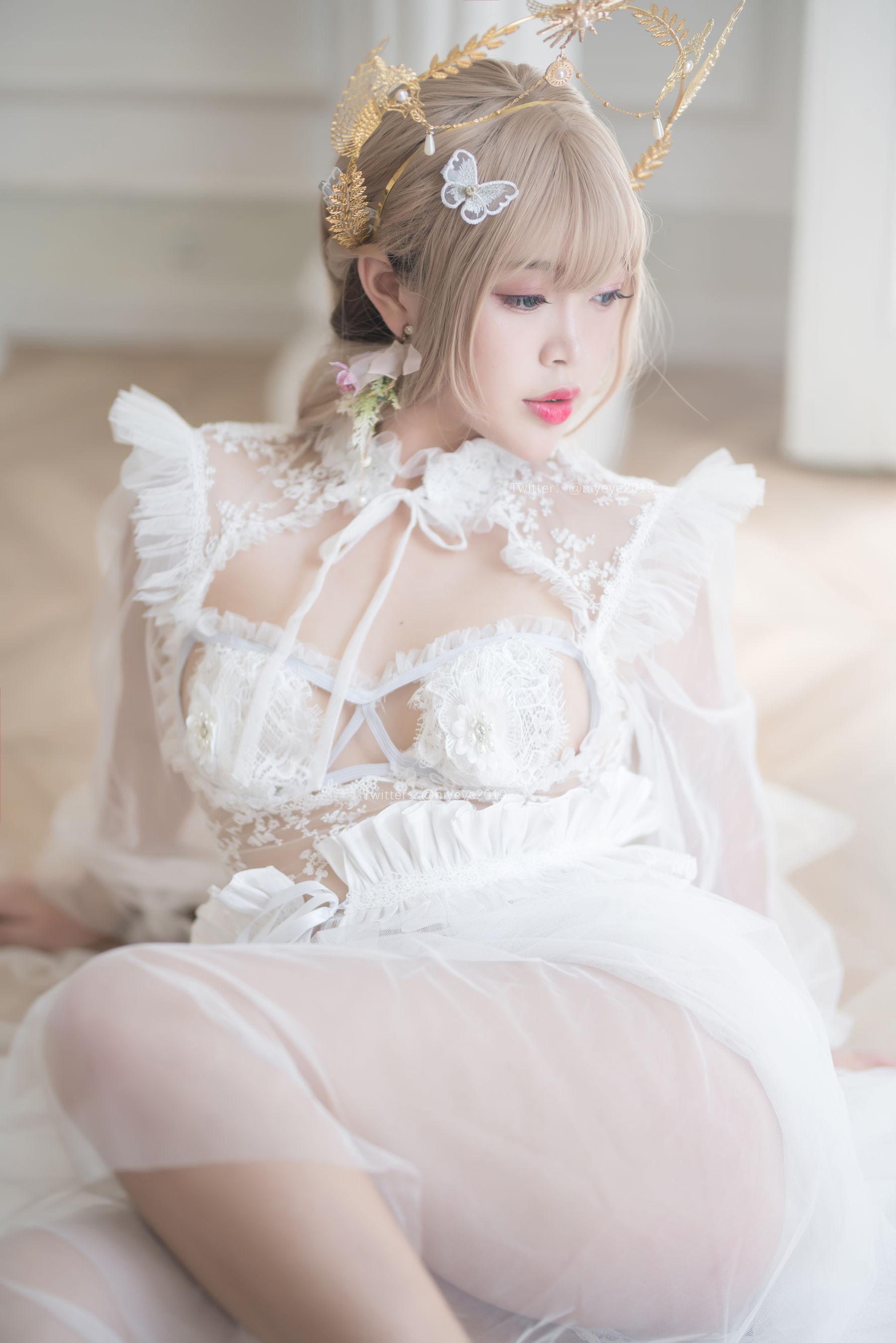 [Cosplay写真] 萌系小姐姐-白烨- - 珍珠花嫁