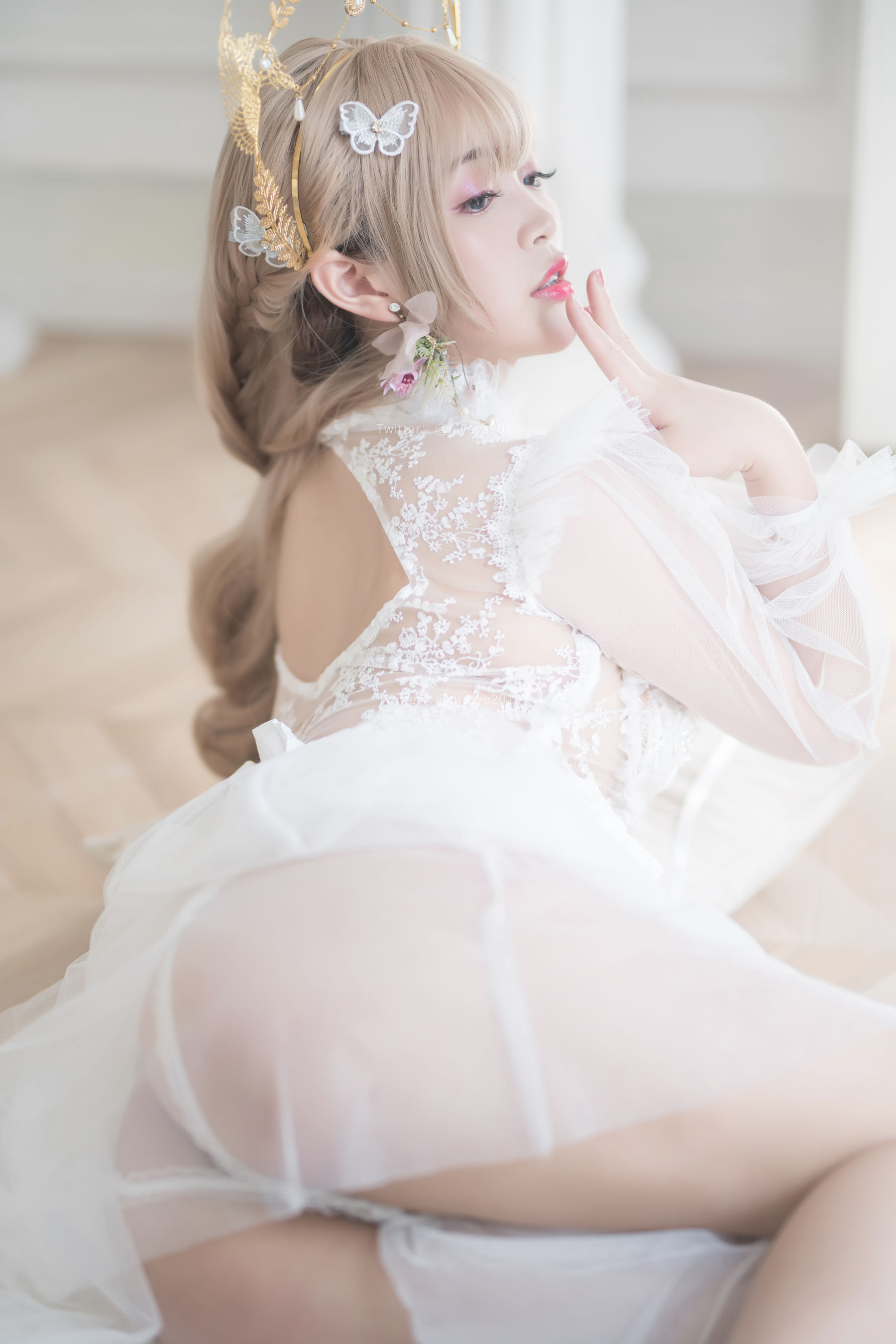 [Cosplay写真] 萌系小姐姐-白烨- - 珍珠花嫁