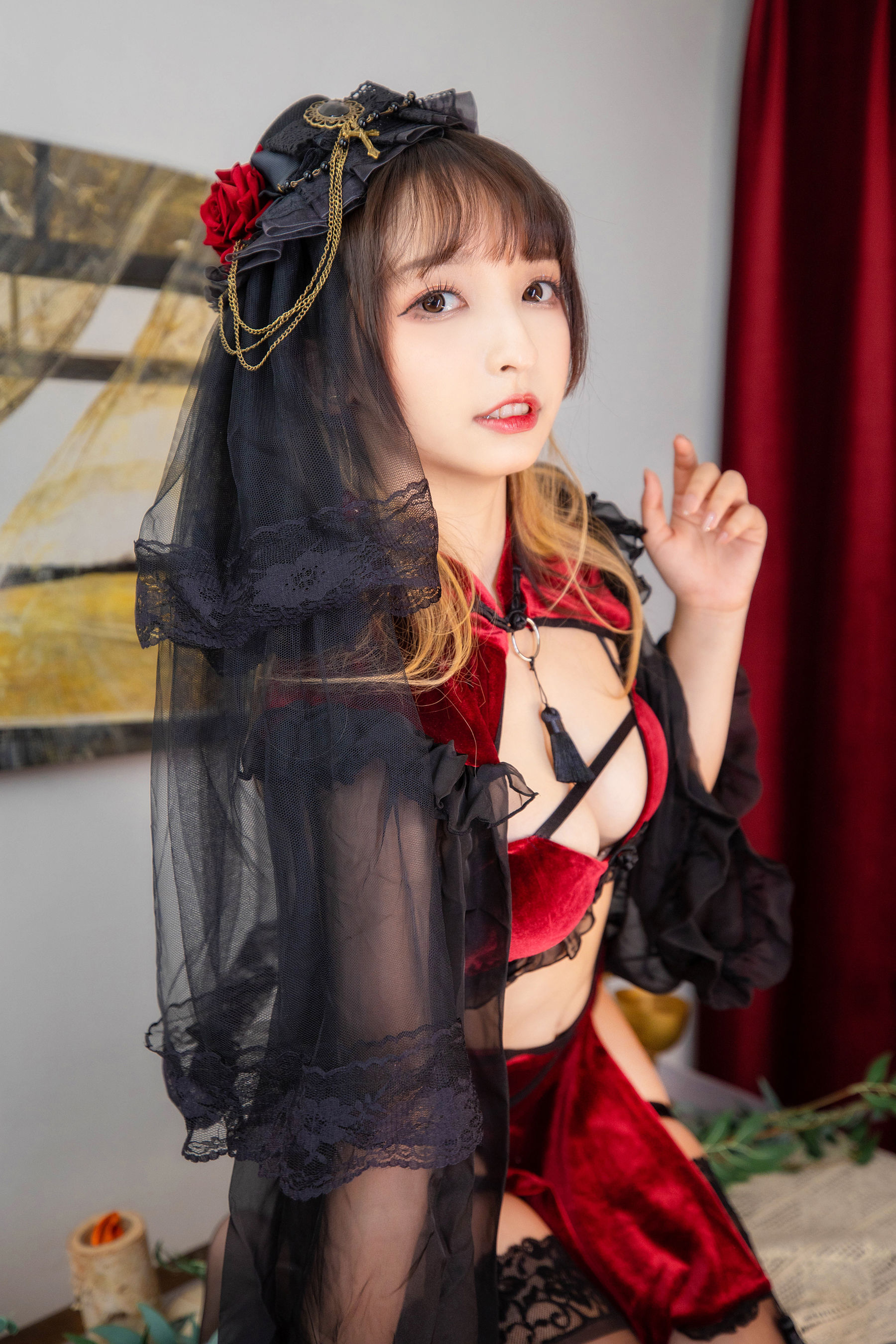 [Cosplay写真] 萝莉神楽坂真冬之トリック放題 - 樱桃少女