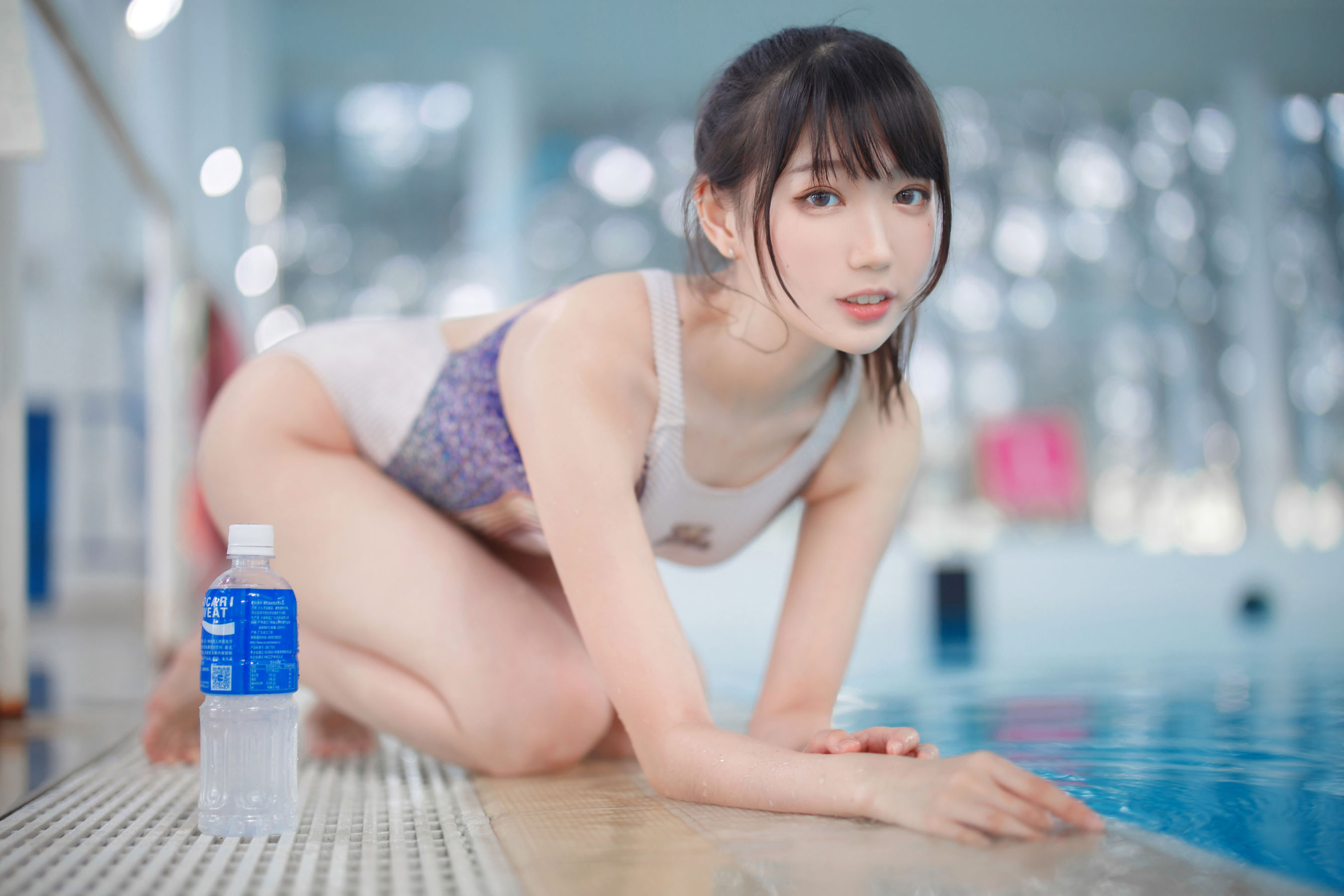 [Cosplay写真] 周叽是可爱兔兔 - 竞泳